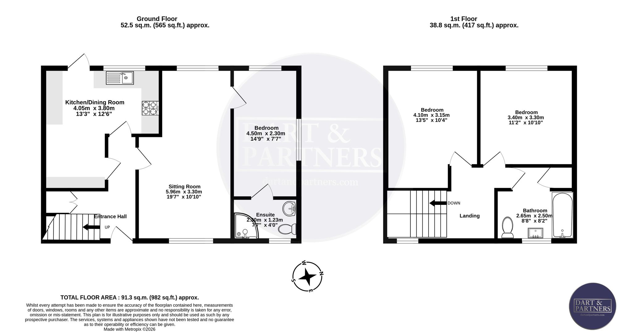 15 Chestnut Walk, Dawlish floorplan