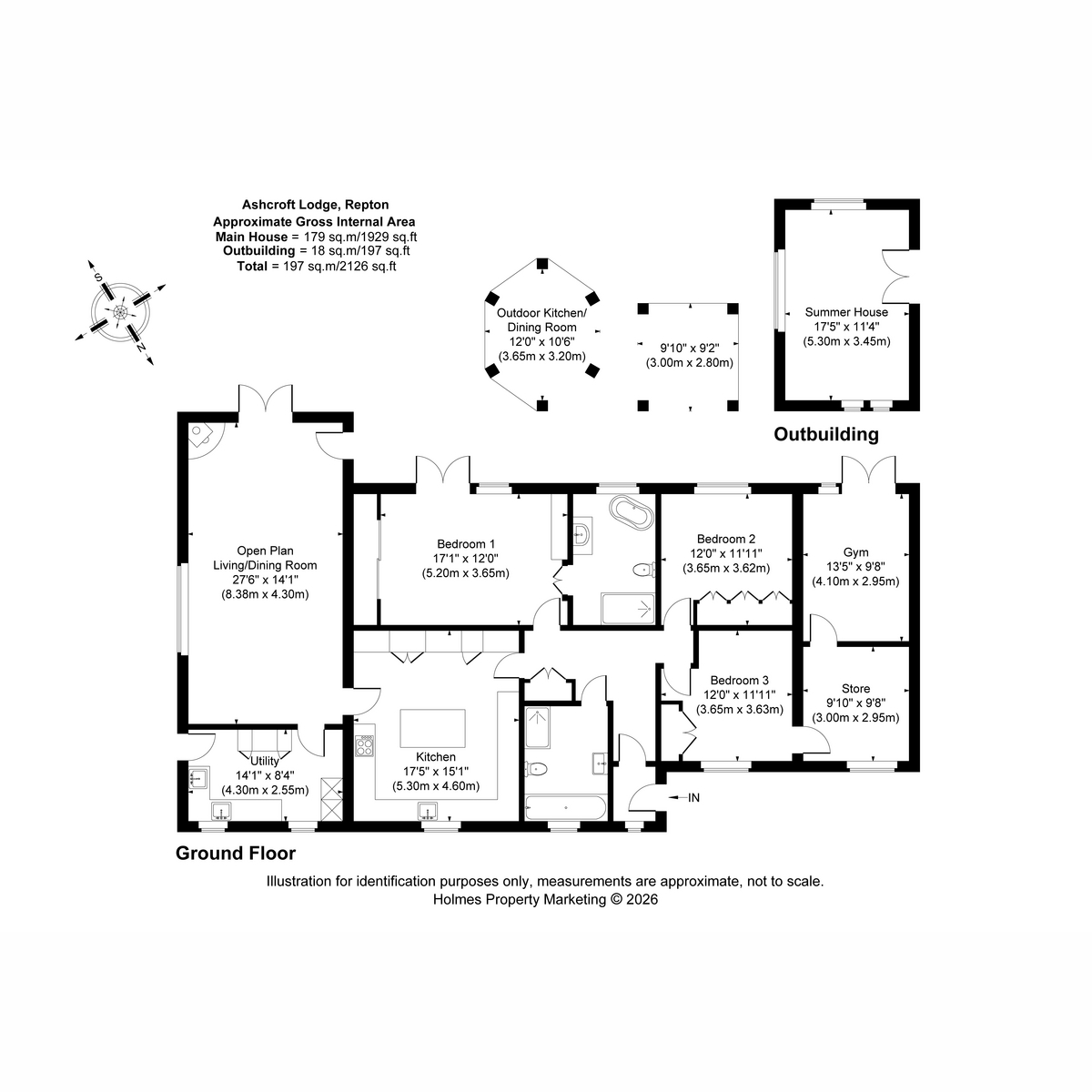 Ashcroft, 38, Main Street, Derby floorplan