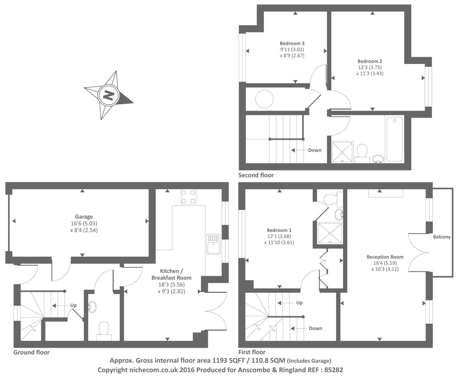 3 Bedrooms Town house for sale in Goodhall Close, Stanmore HA7