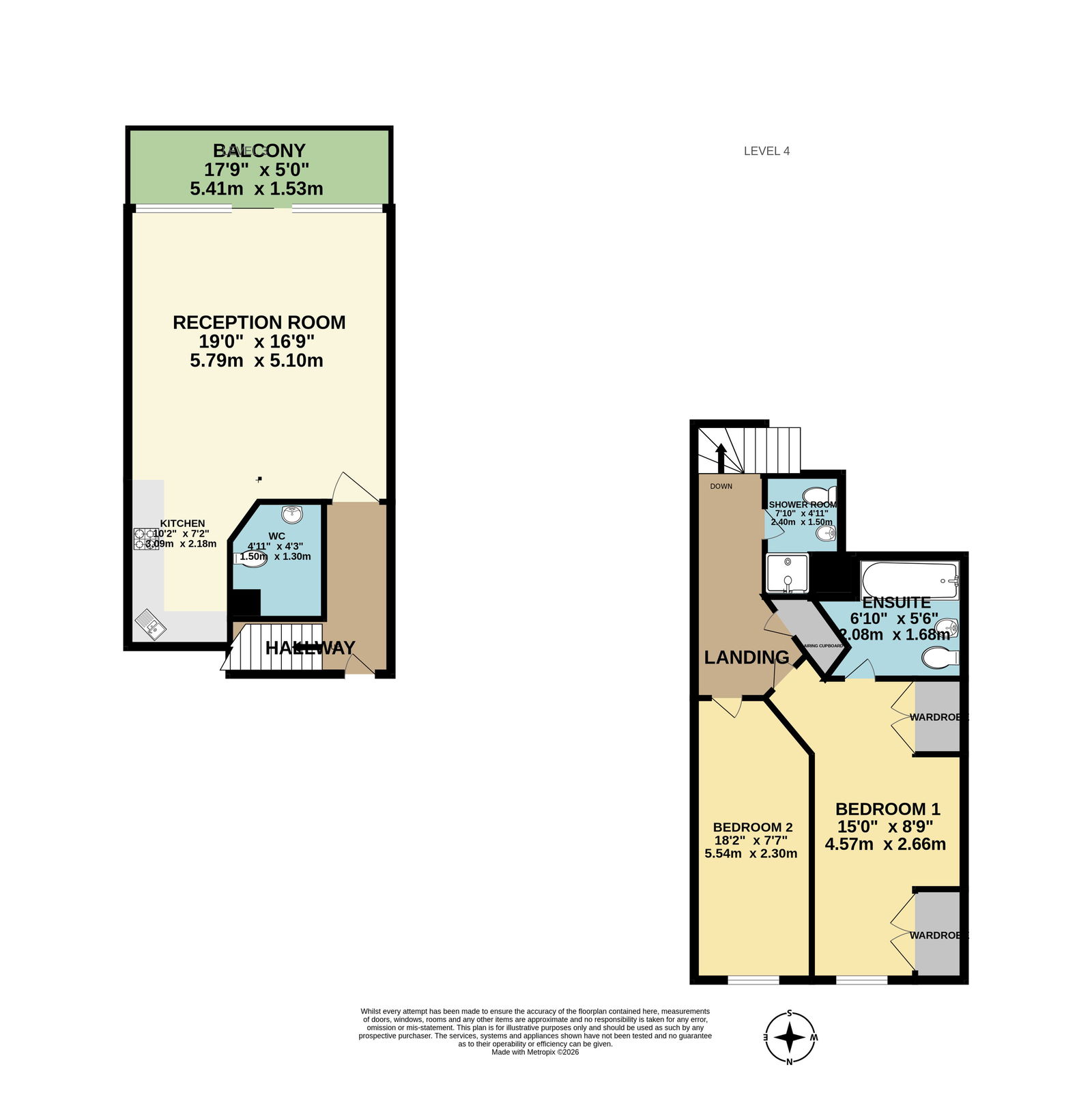 Apartment 22, Azure, The Hoe floorplan