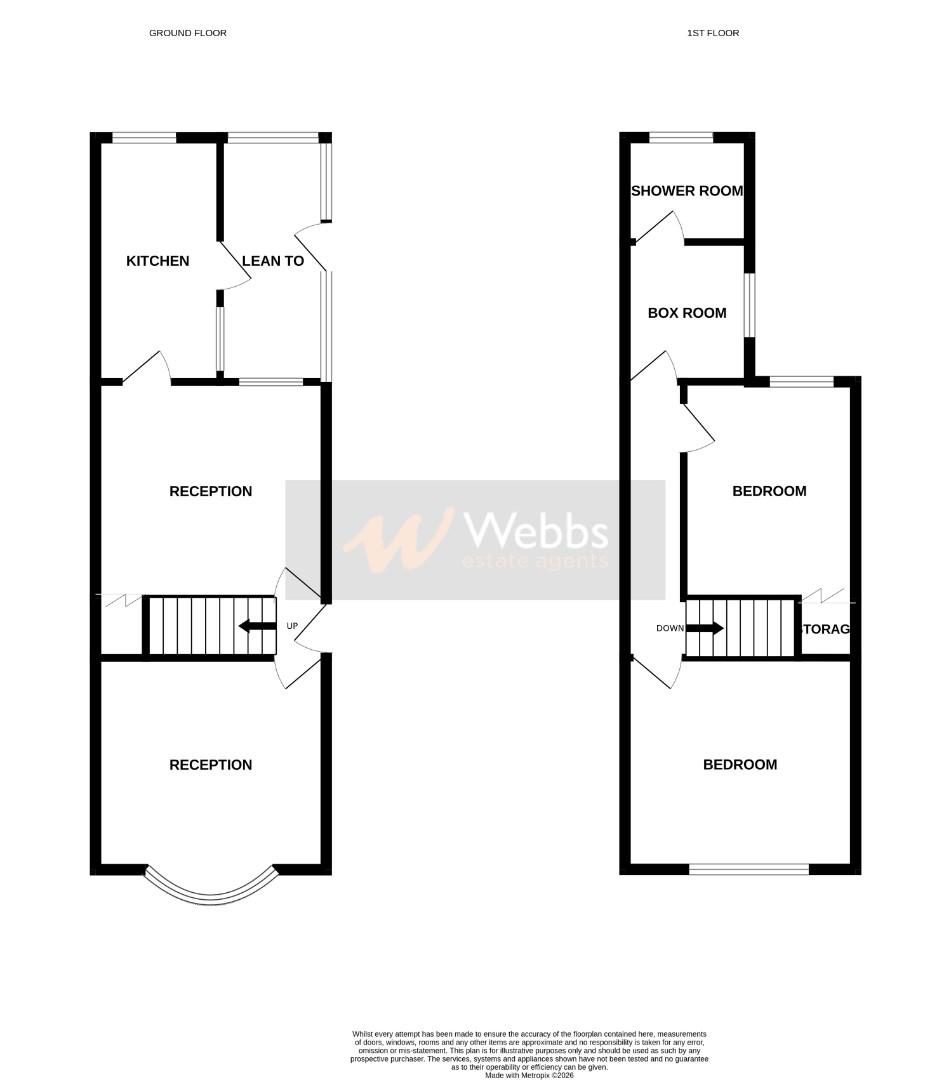 4, Princess Street, Cannock floorplan