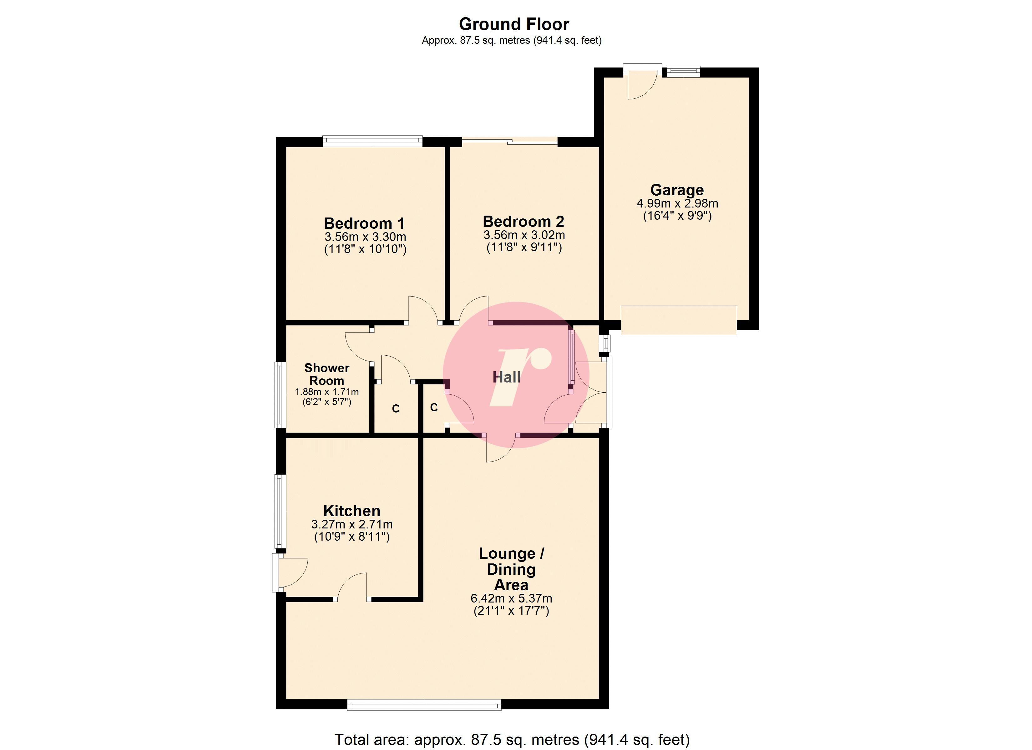 11, Scarfield Drive, Rochdale floorplan