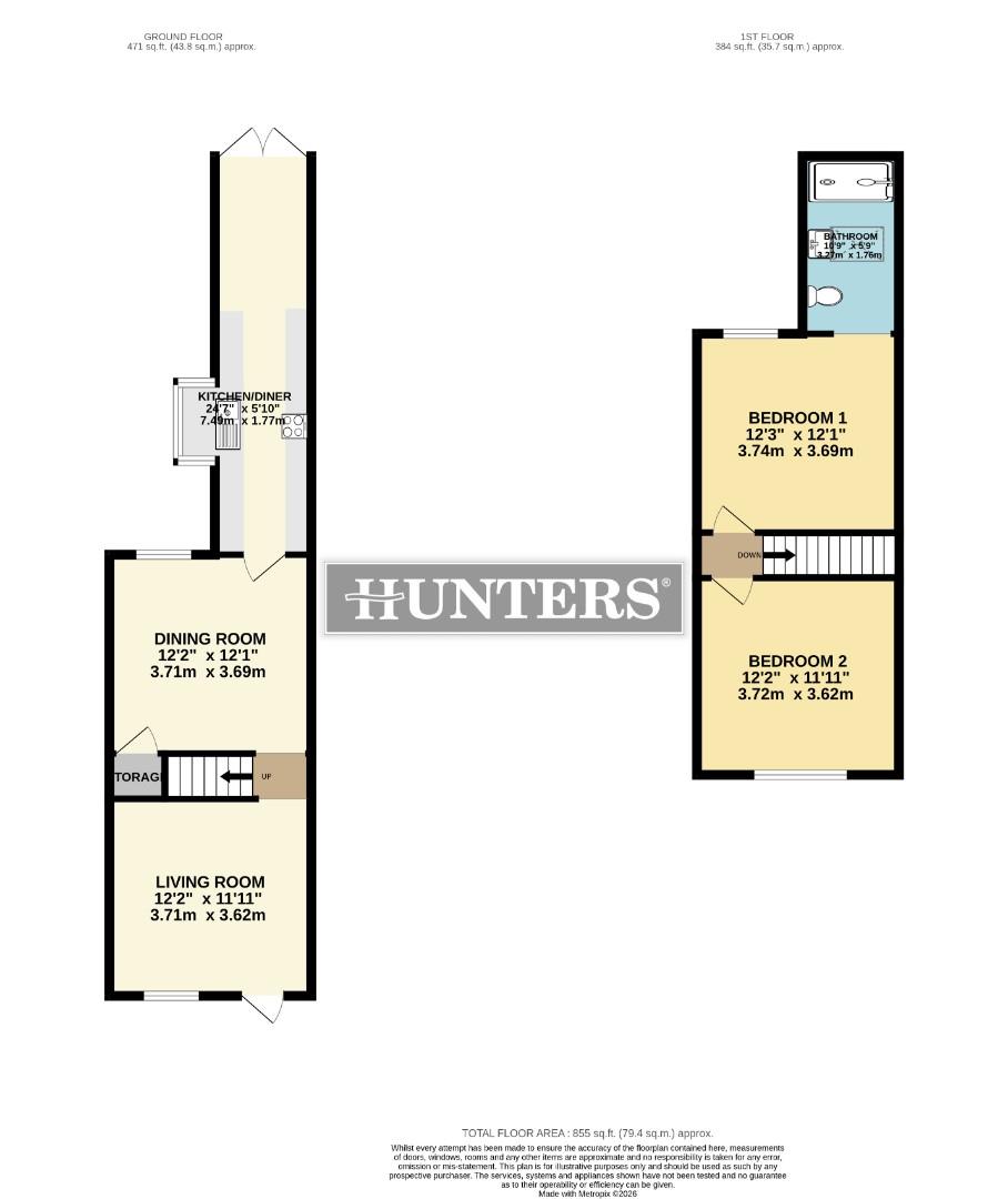 14, North Parade, Scunthorpe floorplan