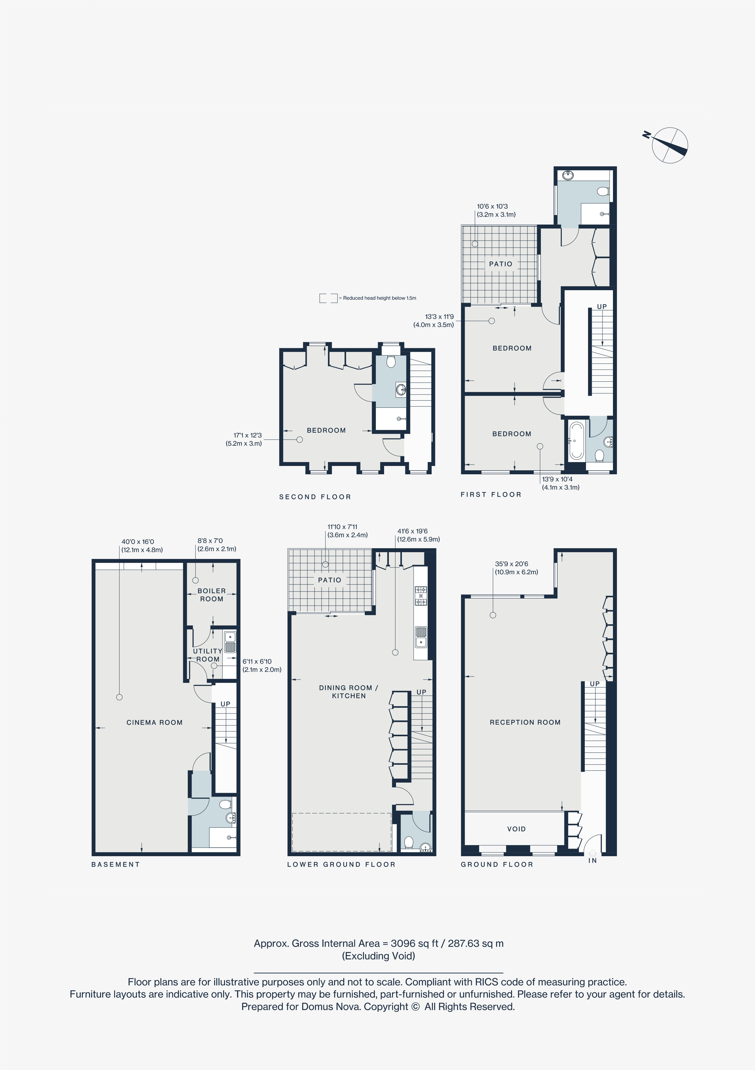 5, Bingham Place, London floorplan