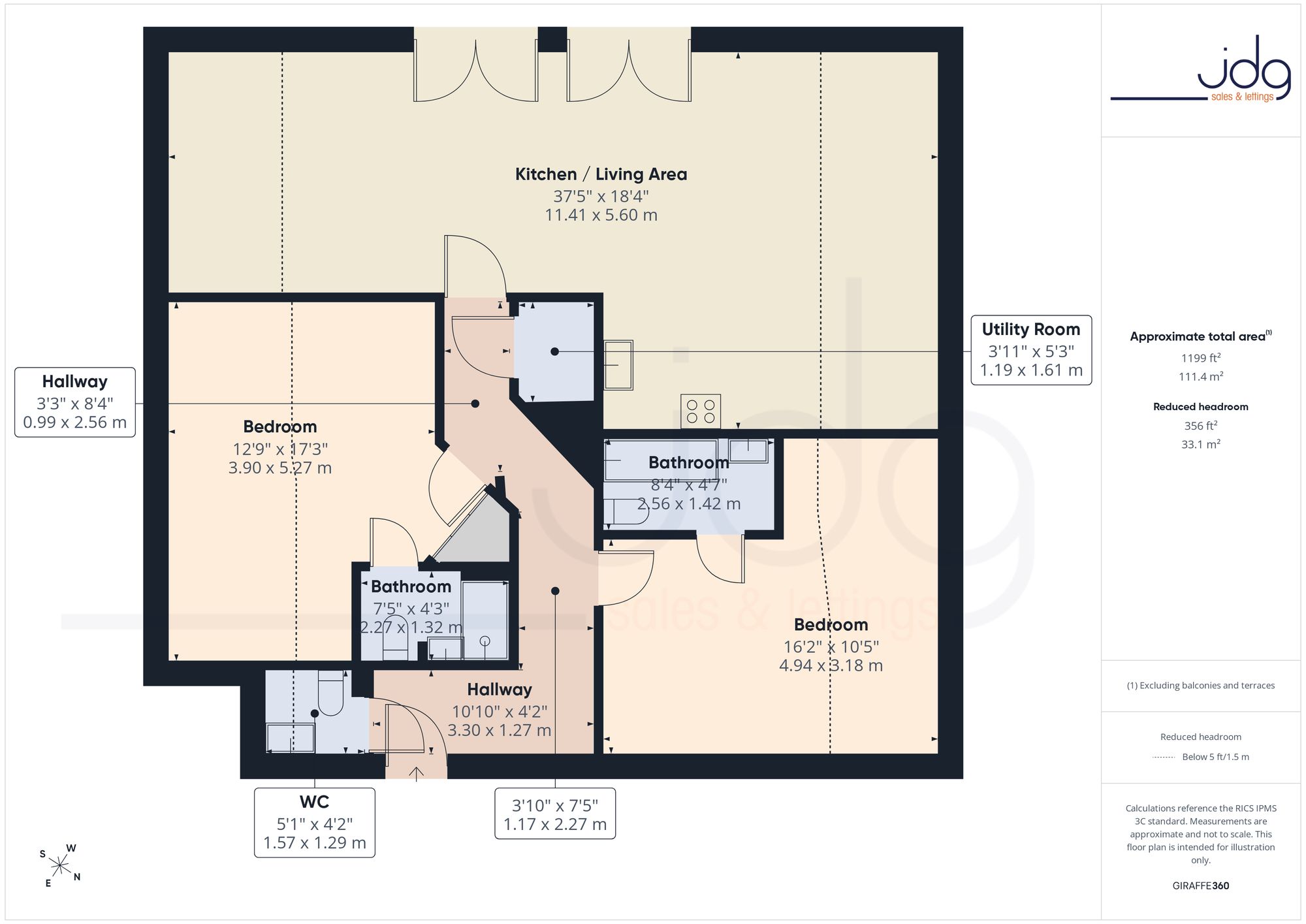 85 Lune Square Damside Street, Lancaster floorplan