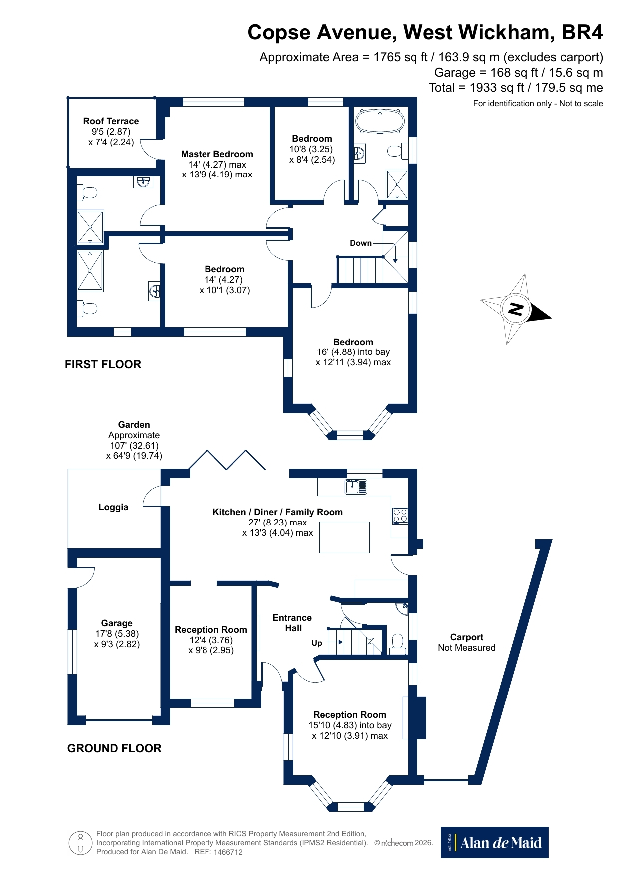 110, Copse Avenue, West Wickham floorplan