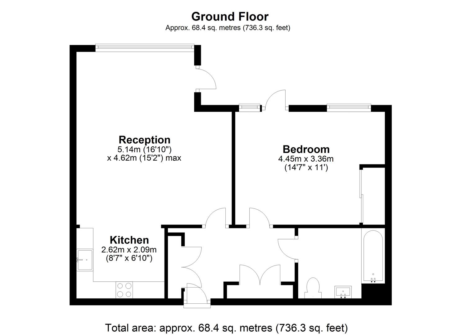 1, Croxley Court, 4 Garnet Place, West Drayton floorplan