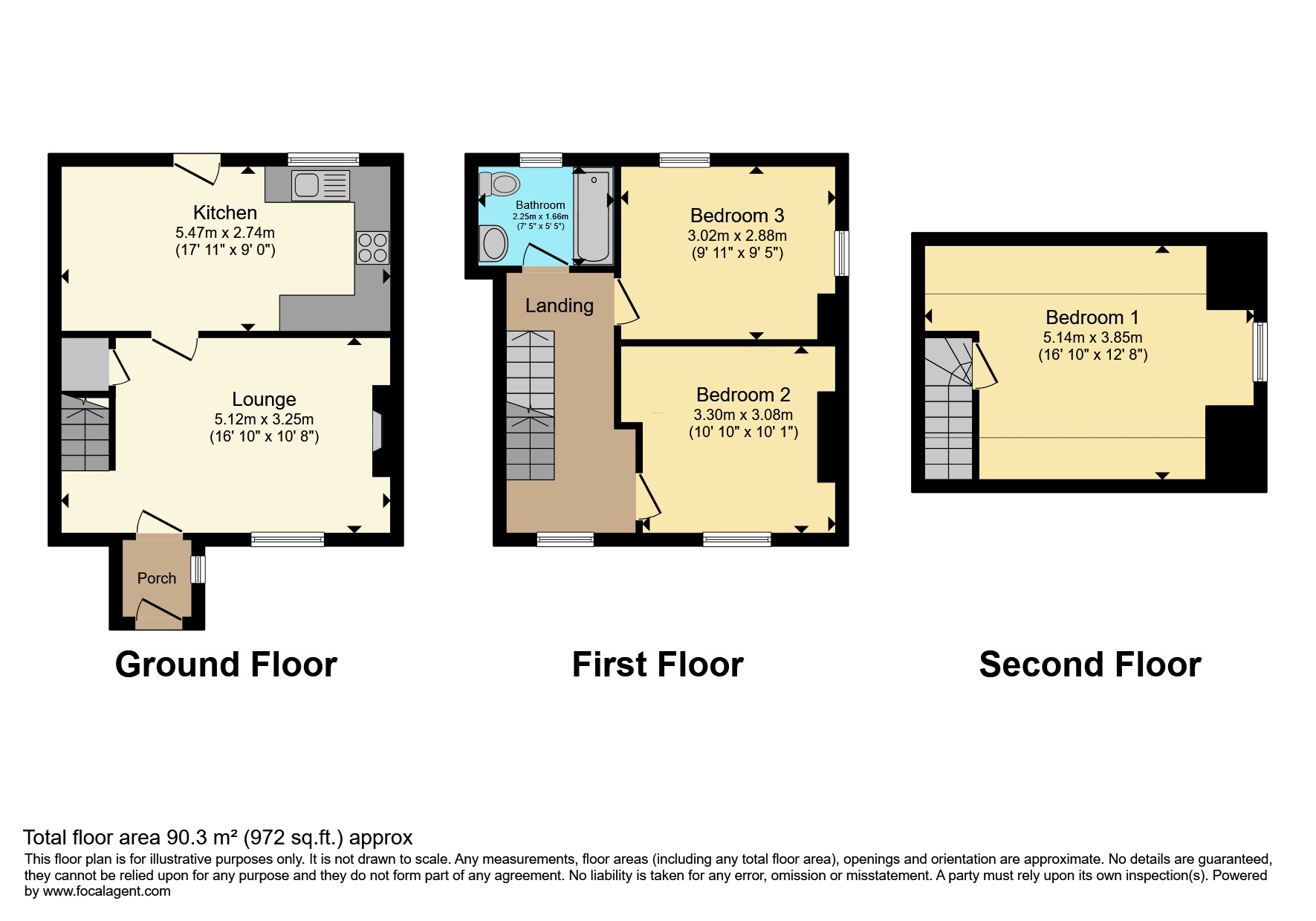 16, Bonsall Lane, Alfreton floorplan