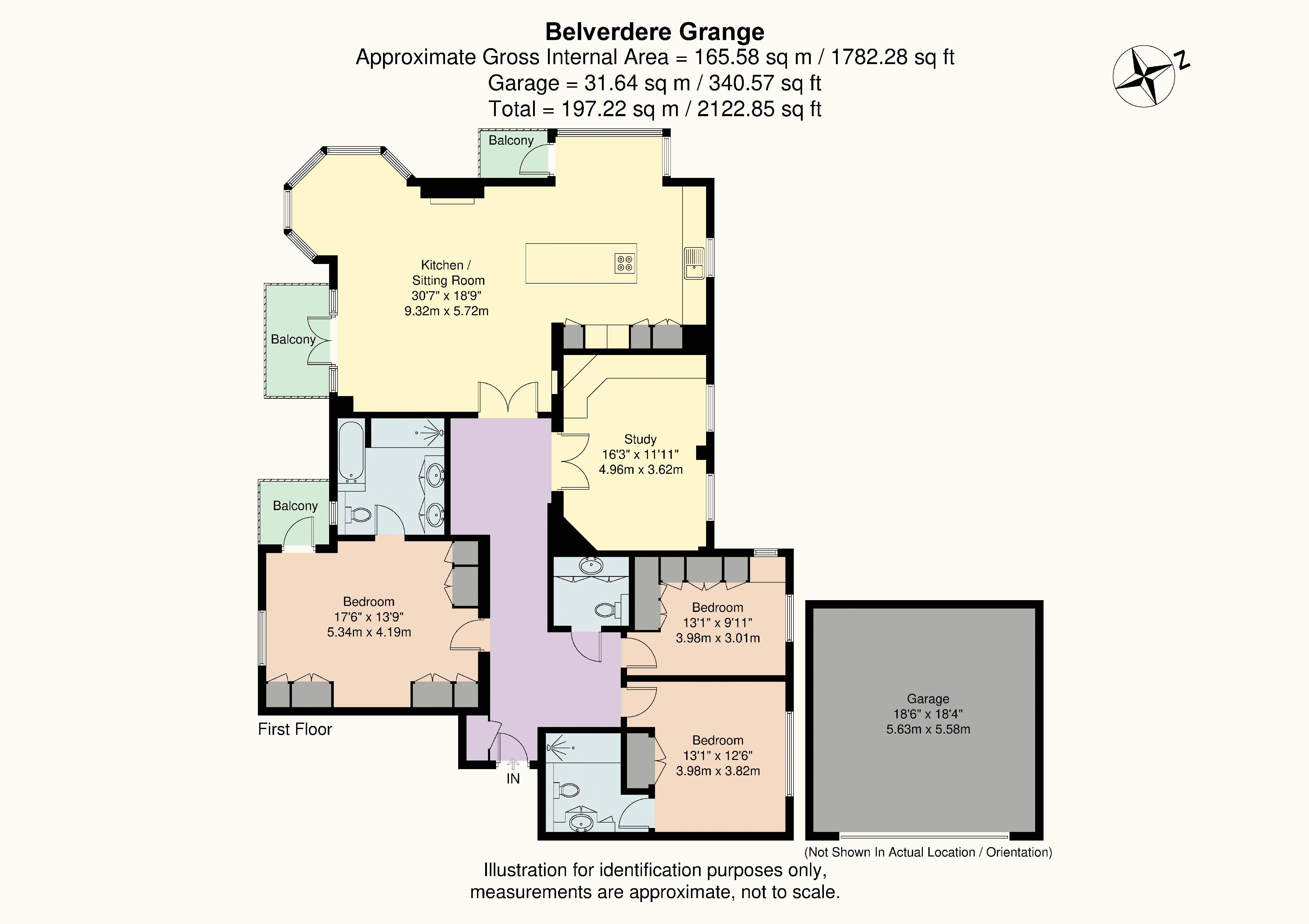 5 Belvedere Grange, Priory Road, Sunningdale floorplan