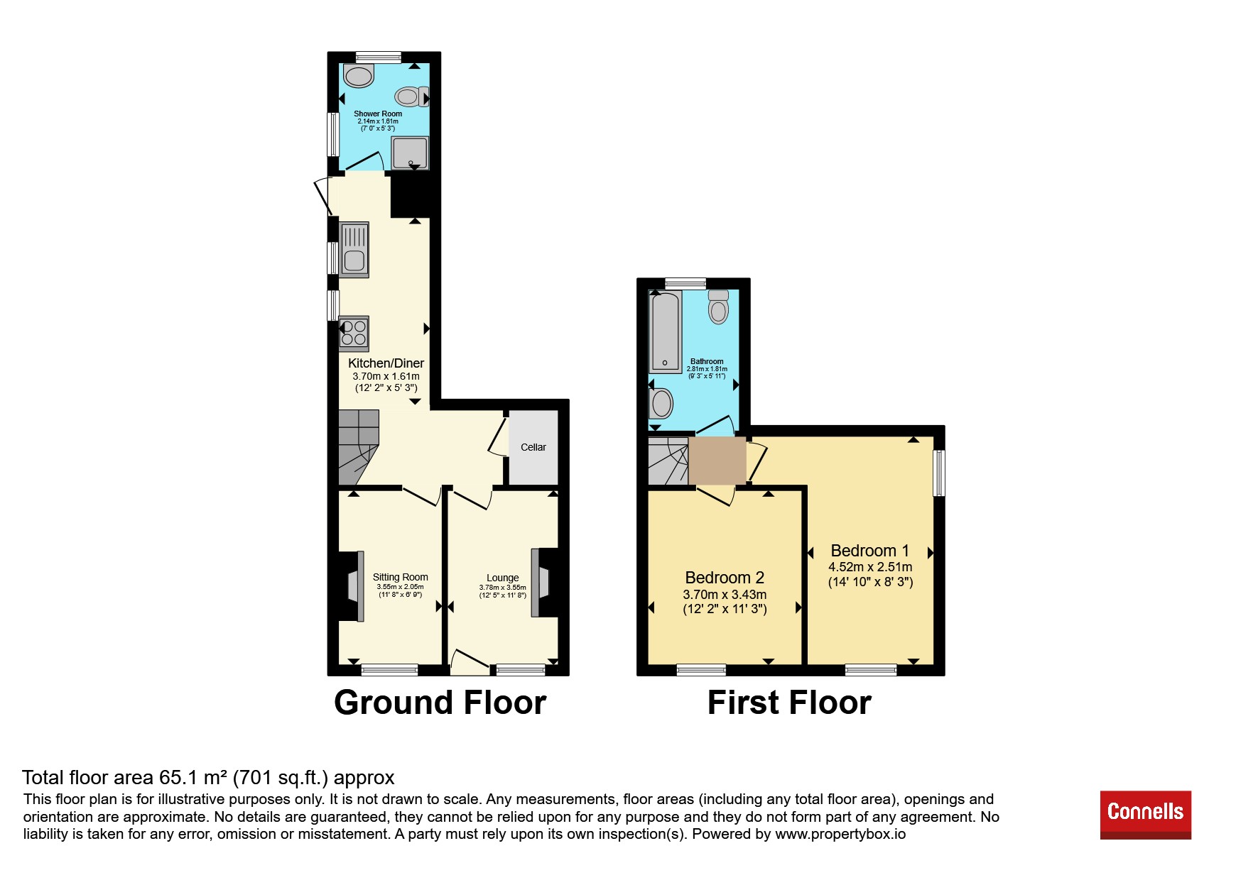 141, Sandwell Street, Walsall floorplan