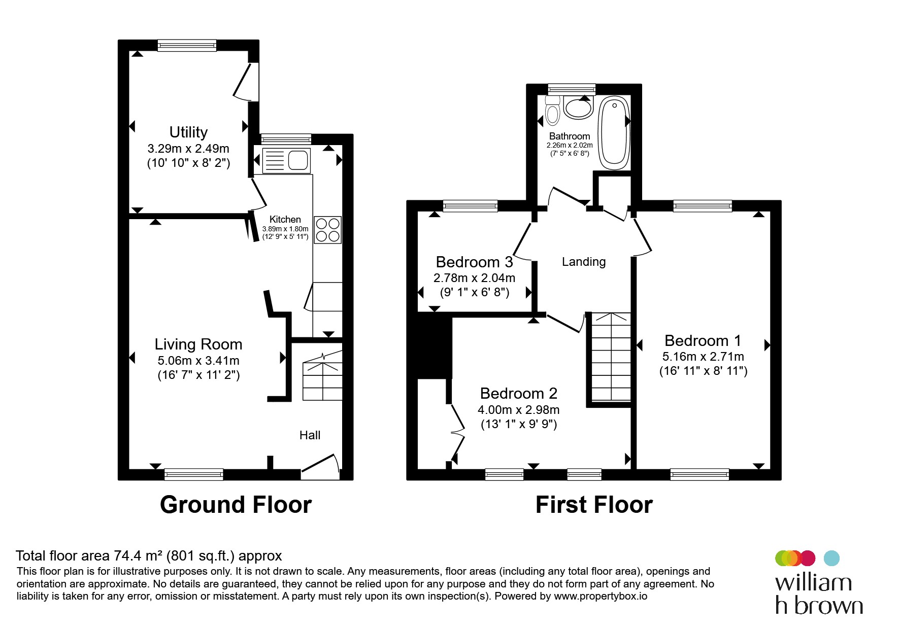 172, Lowerhouses Lane, Huddersfield floorplan