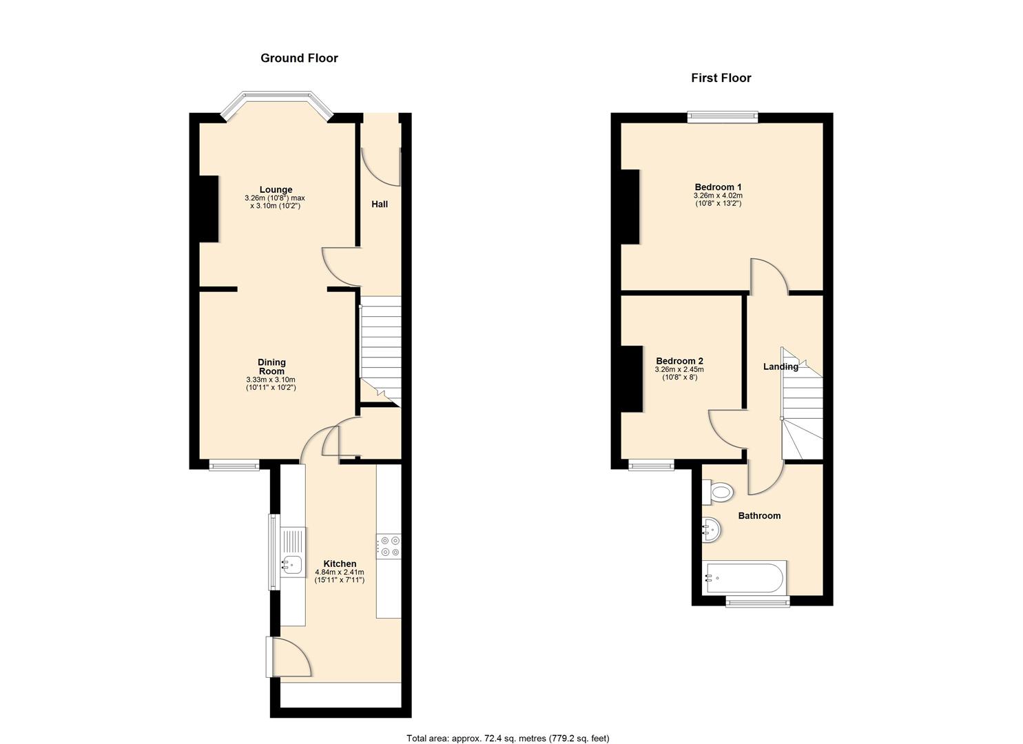 9, Lime Tree Avenue, Hull floorplan