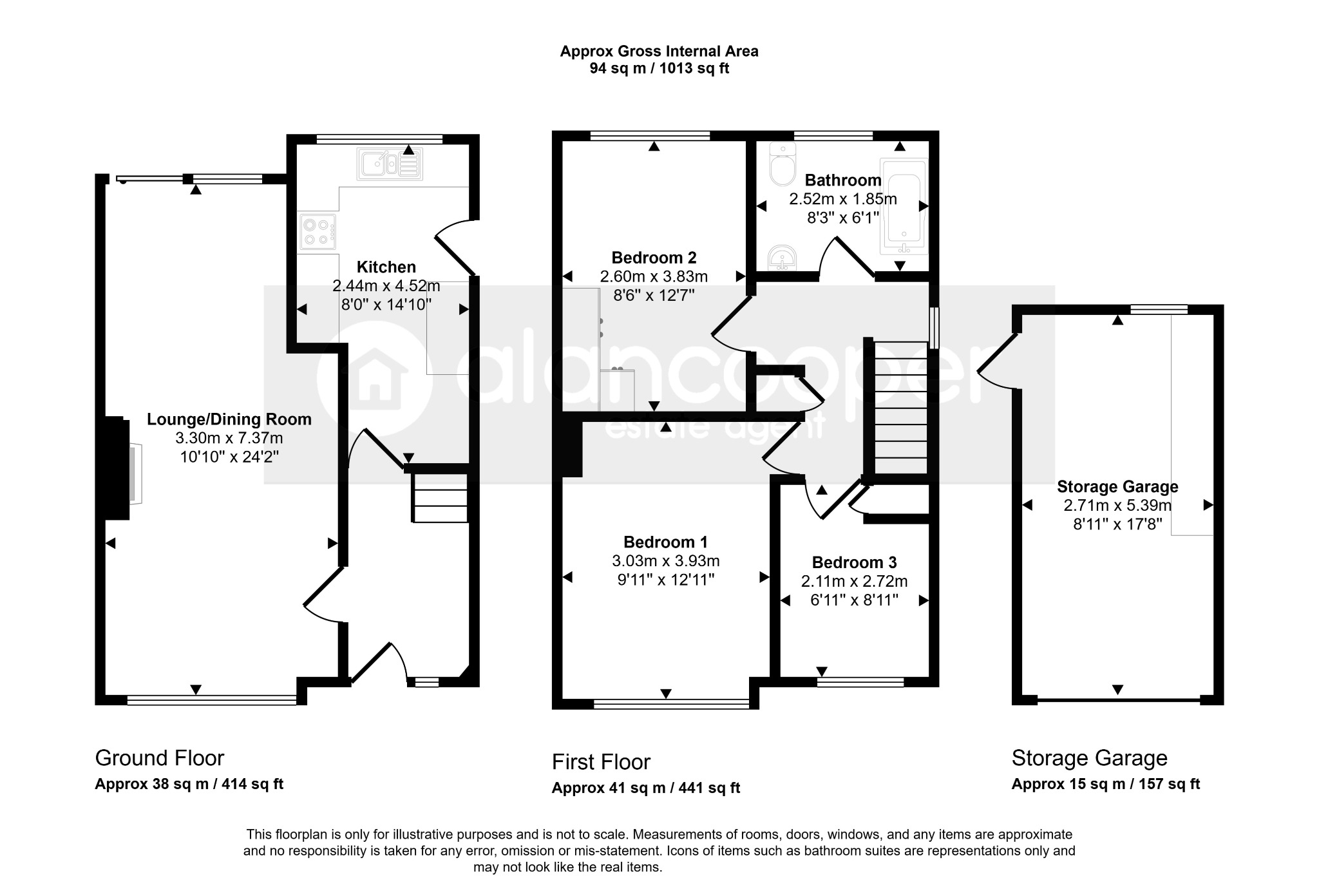 14 Nuthurst Crescent, Ansley, Warwickshire floorplan