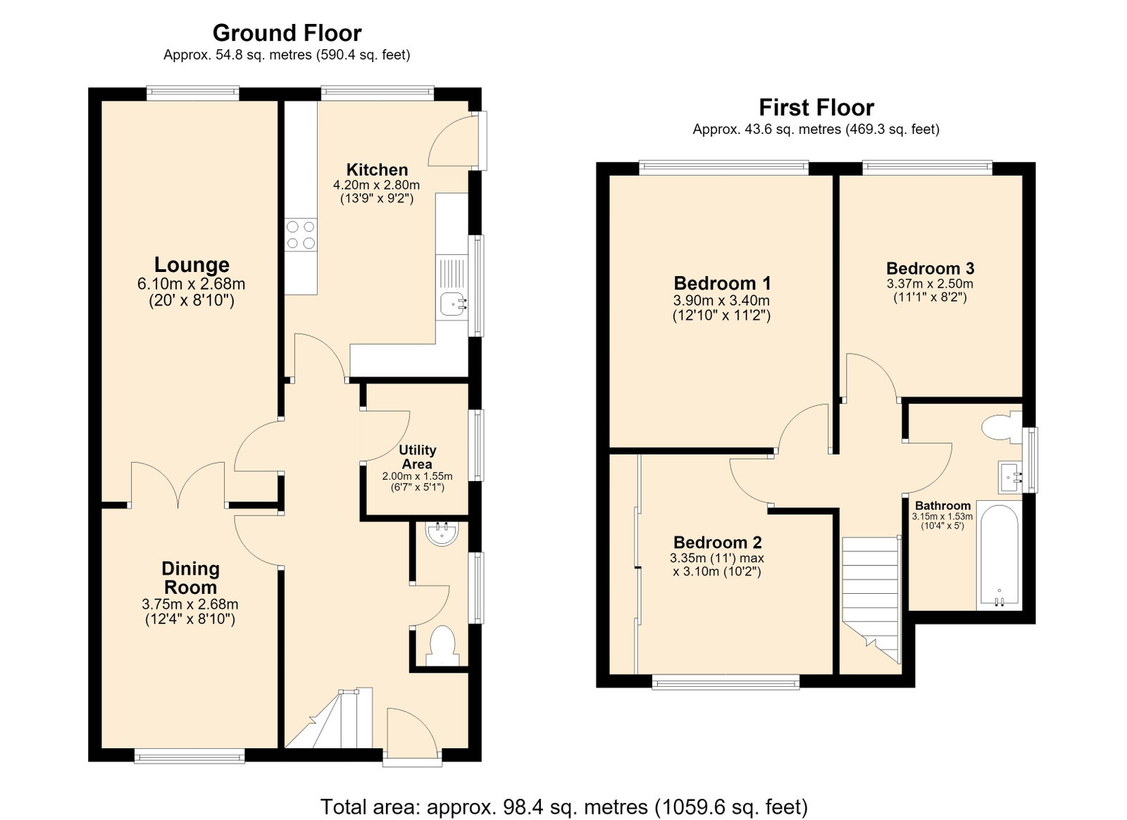 1, Tarnside Road, Wigan floorplan