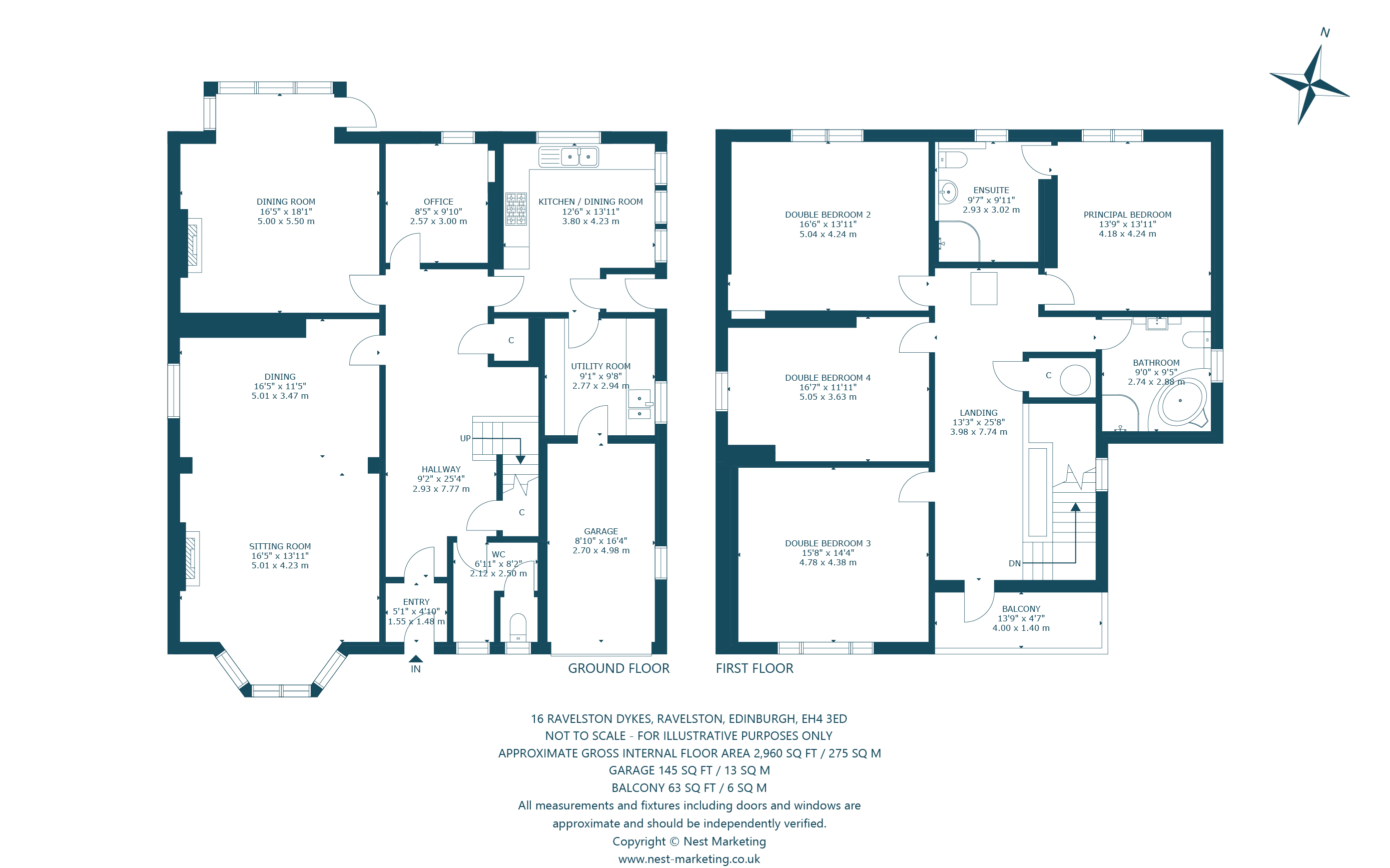 16, Ravelston Dykes, Edinburgh floorplan