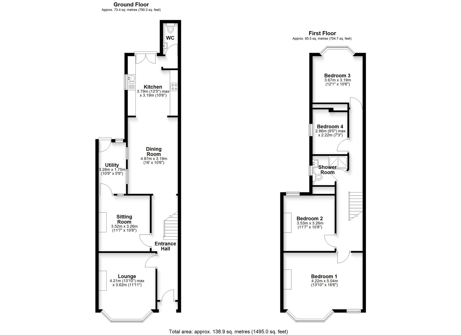 62, Roath Court Road, Cardiff floorplan