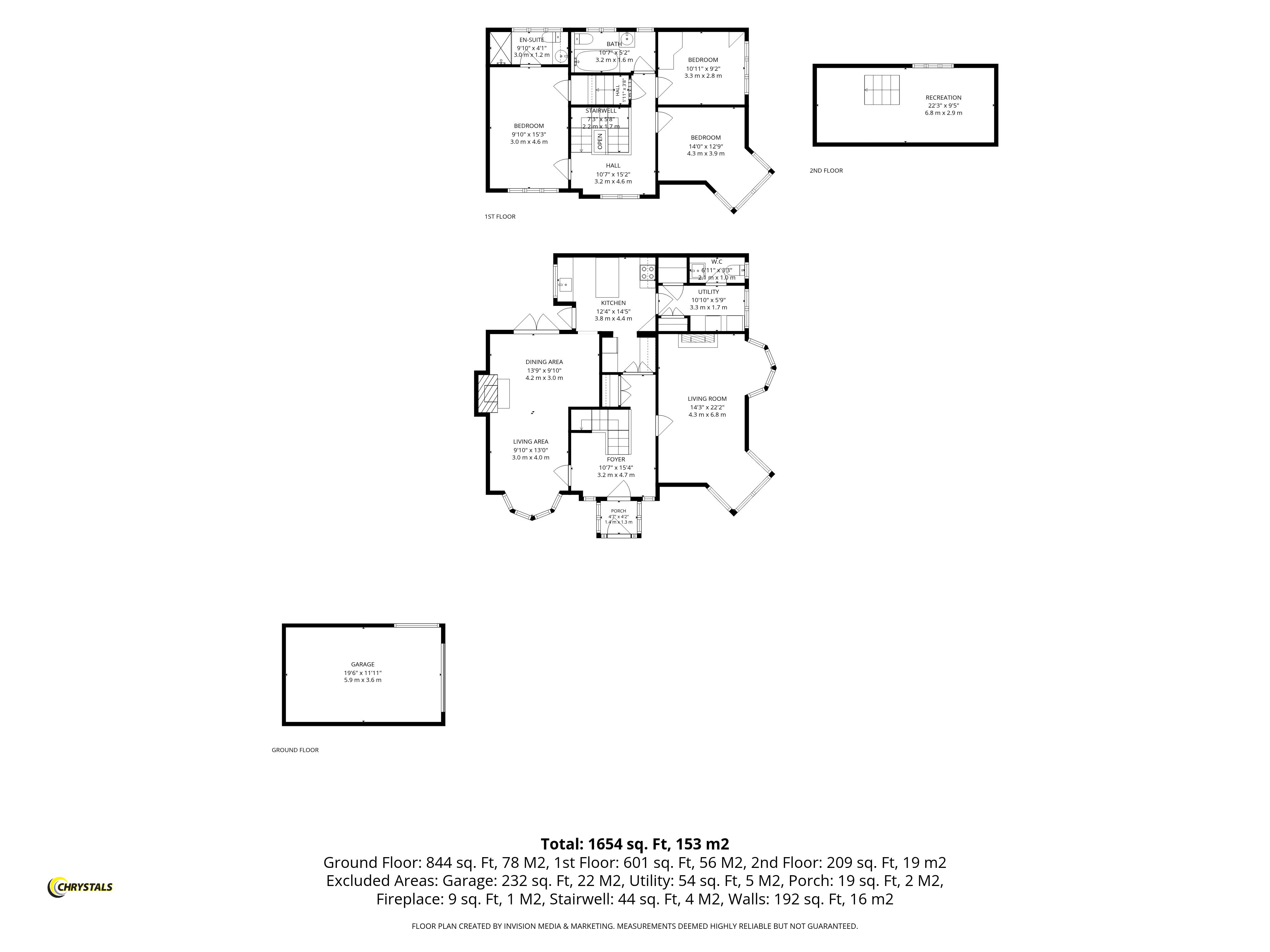 Cronklands, Howe Road, Port St Mary floorplan