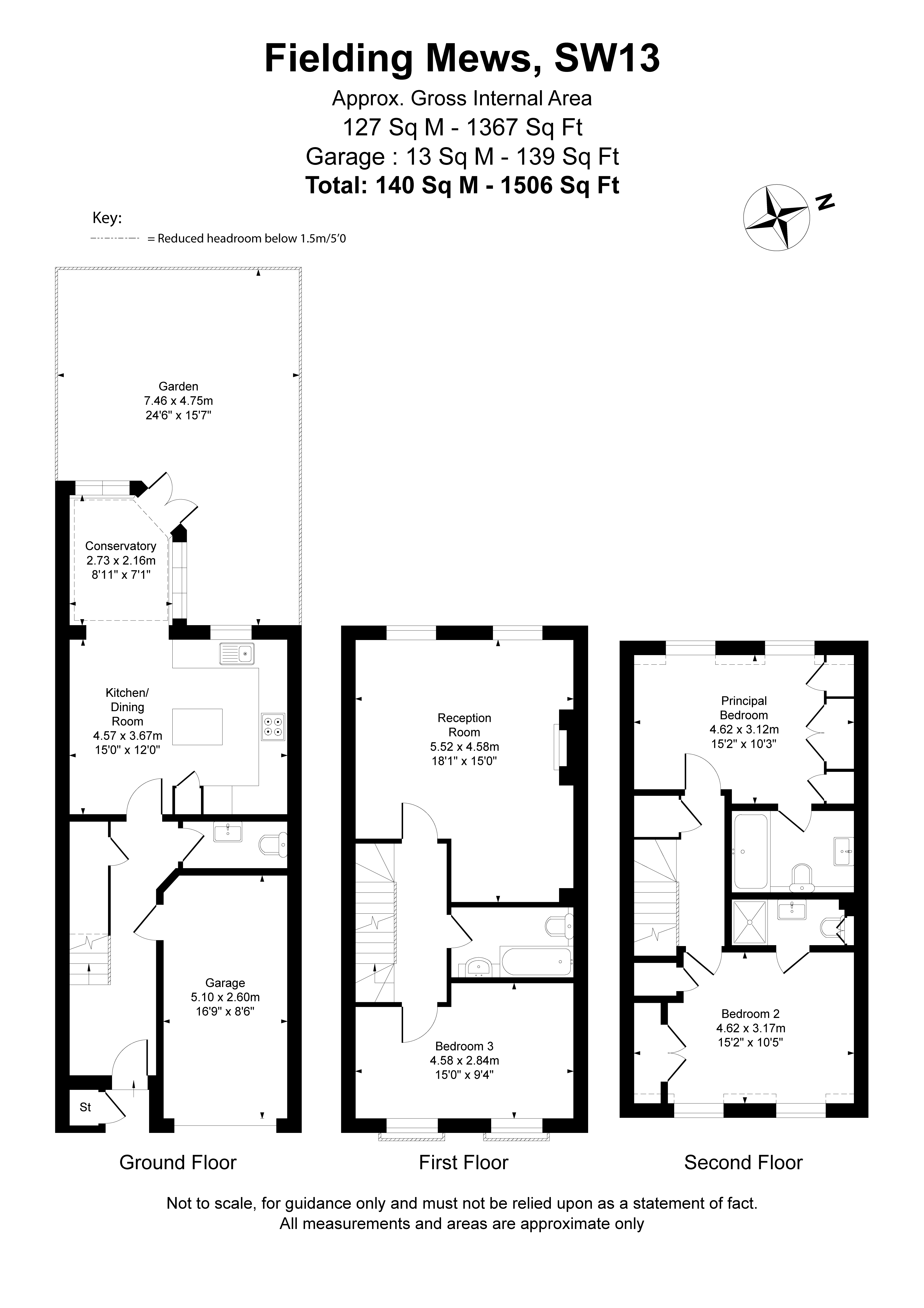 10, Fielding Mews, London floorplan