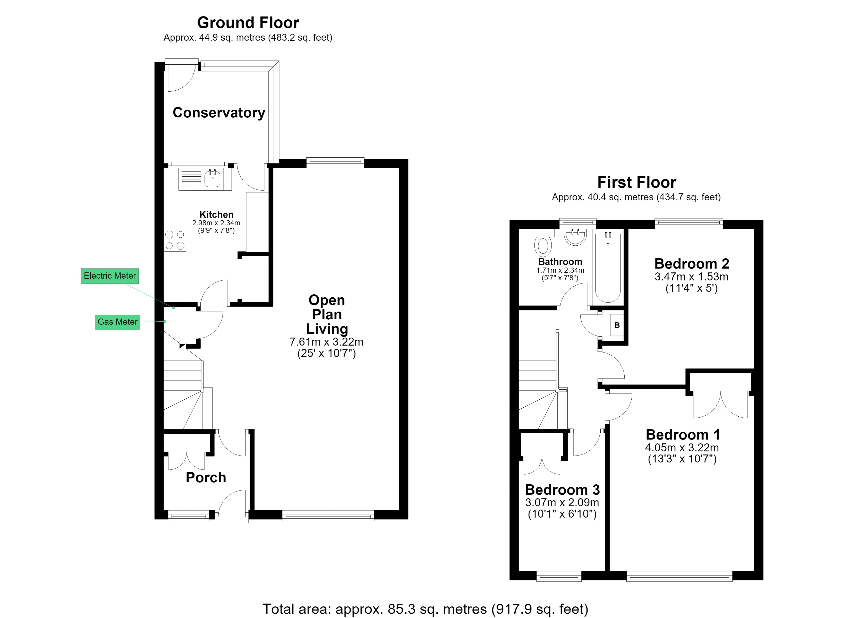 62, Hazelwood Meadow, Sandwich floorplan