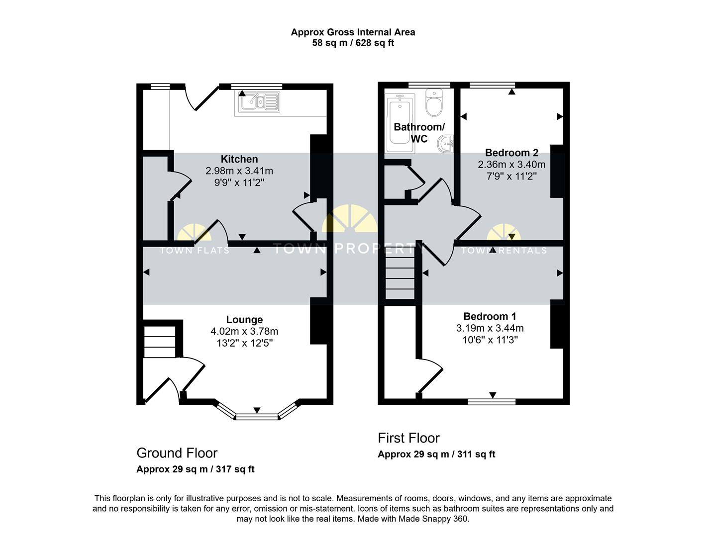 23, Leaf Road, Eastbourne floorplan