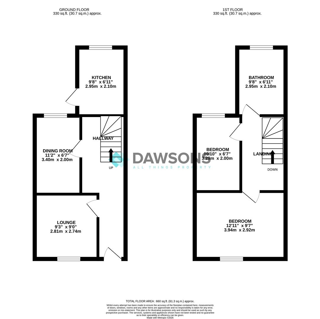 42, Green Street, Swansea floorplan
