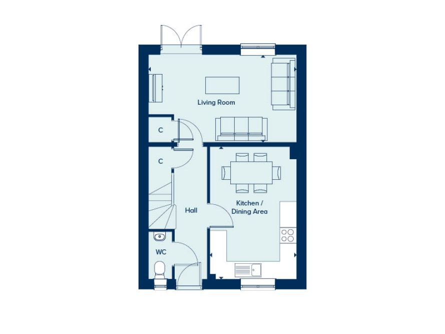93, Thyme Close, Daventry floorplan