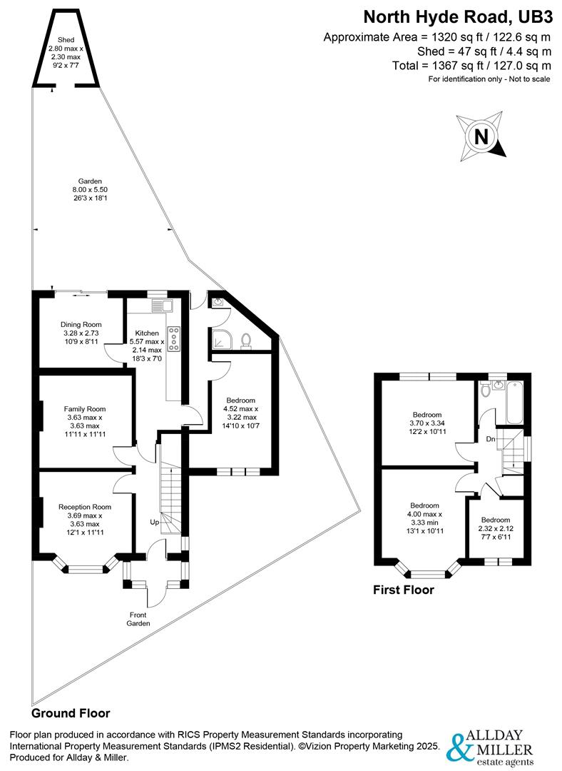 North Hyde Road, Hayes floorplan