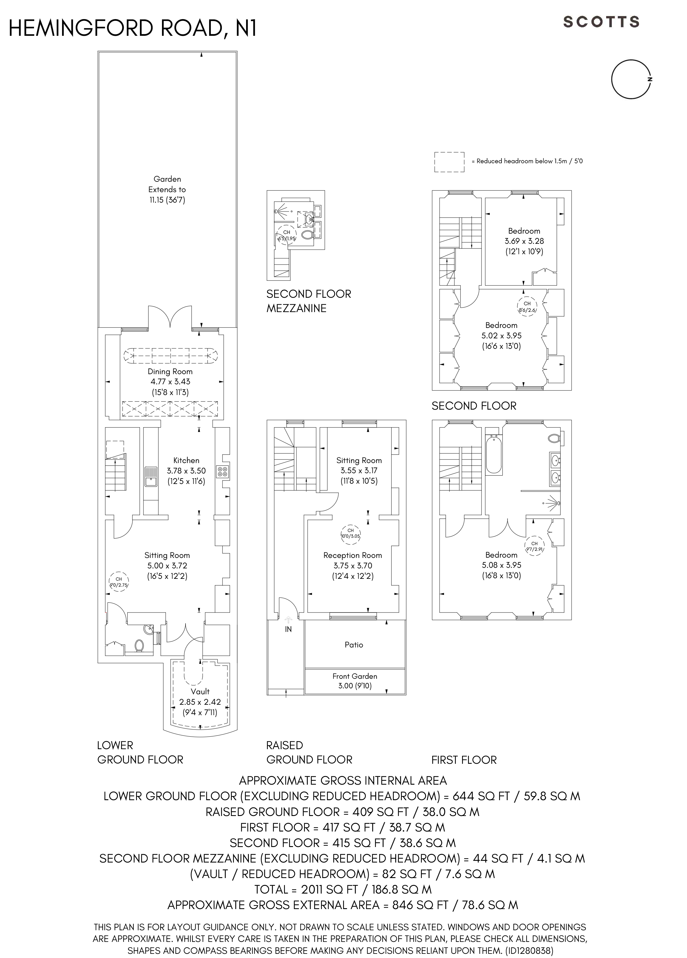 99, Hemingford Road, Islington floorplan