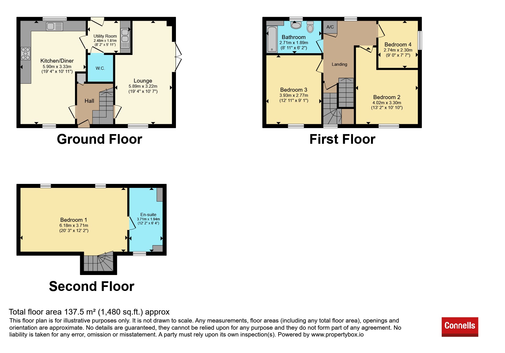 25, Towgood Close, Peterborough floorplan