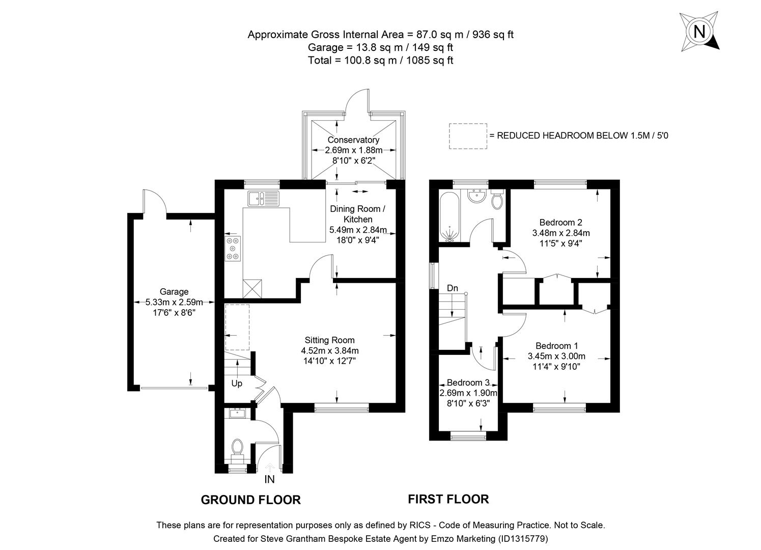43a, The Yews, Horndean floorplan