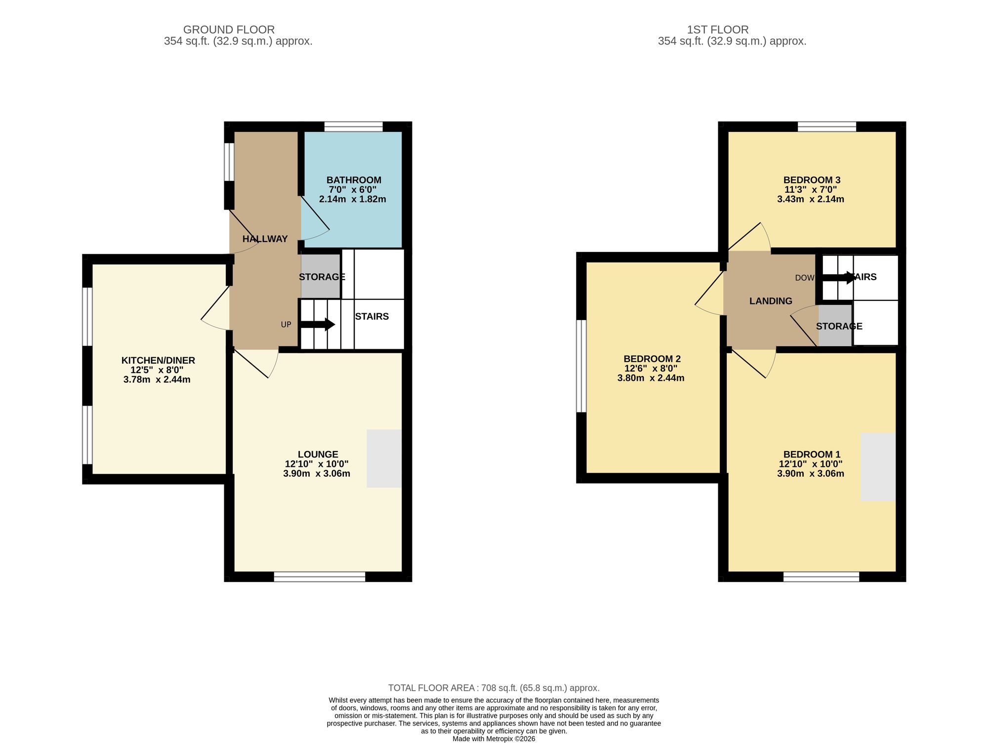 4 Powell Street, Bury floorplan