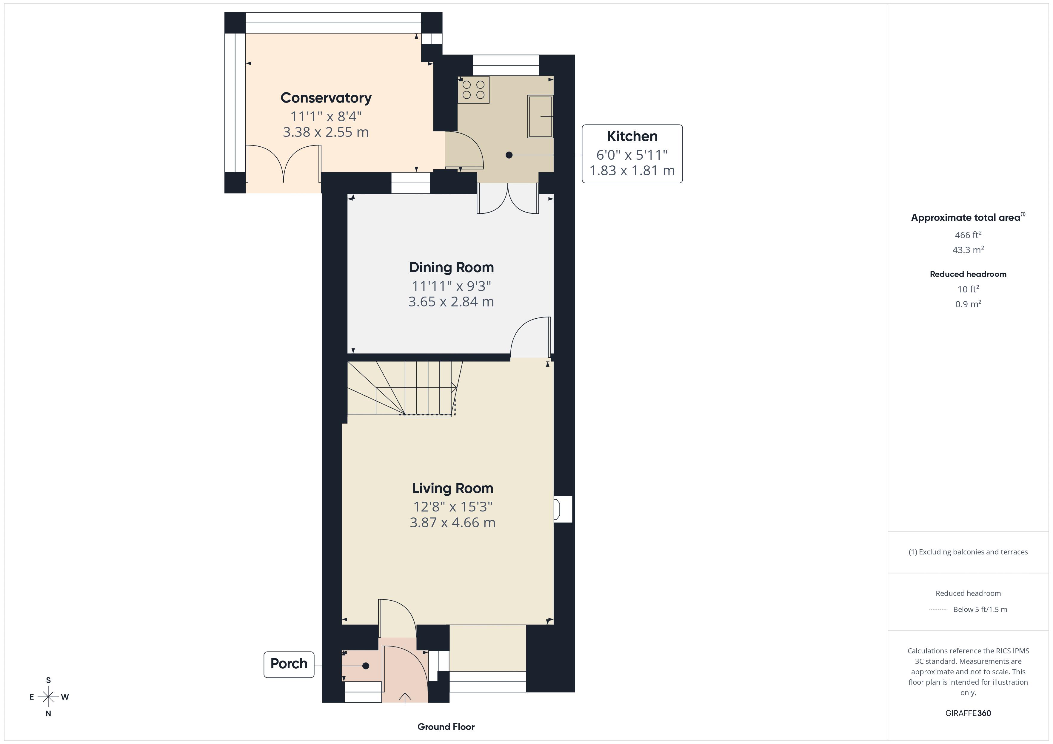 No 4, Bryn Gorwel, Carmarthen floorplan