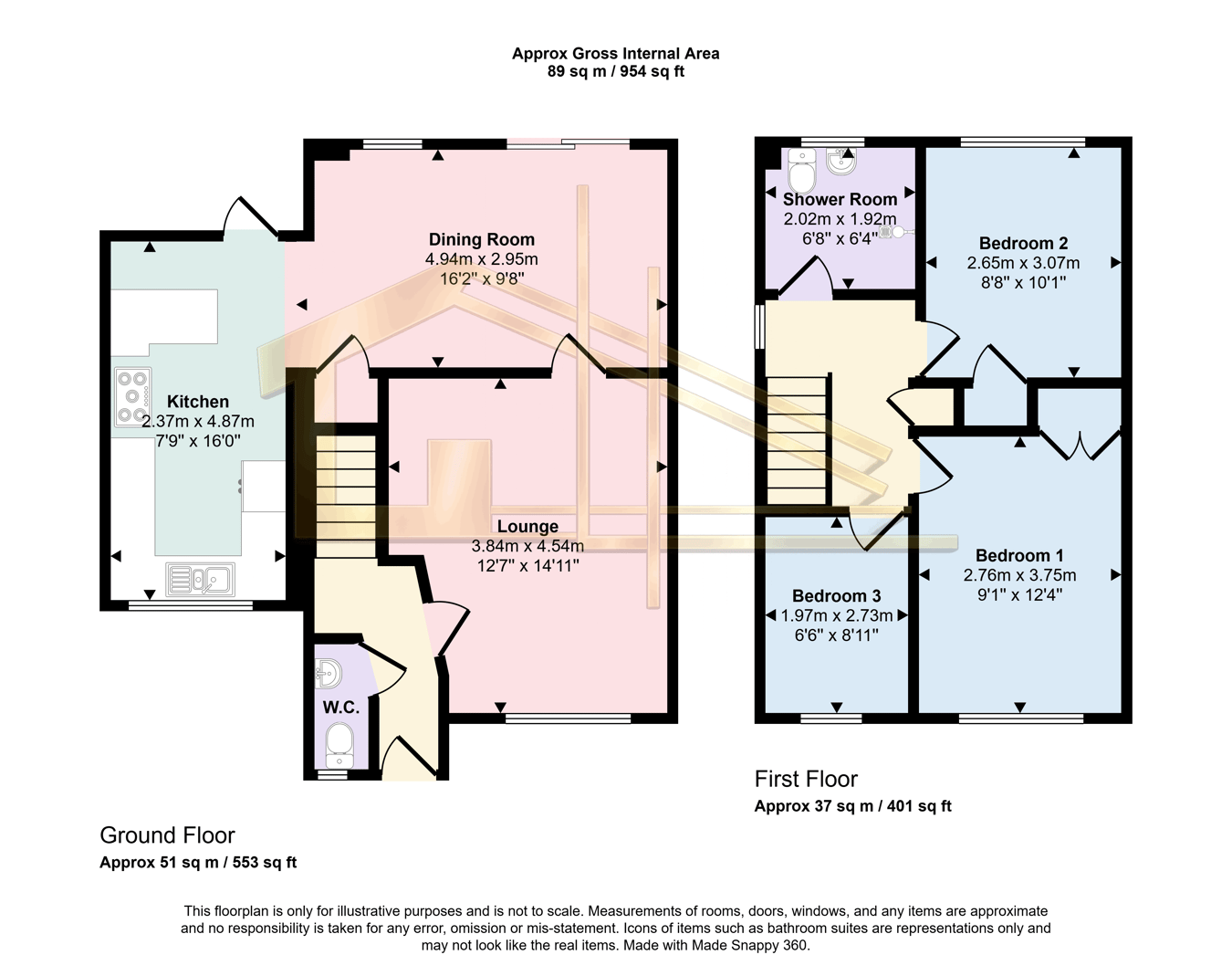 24, Spring Lane, Bexhill-on-Sea floorplan