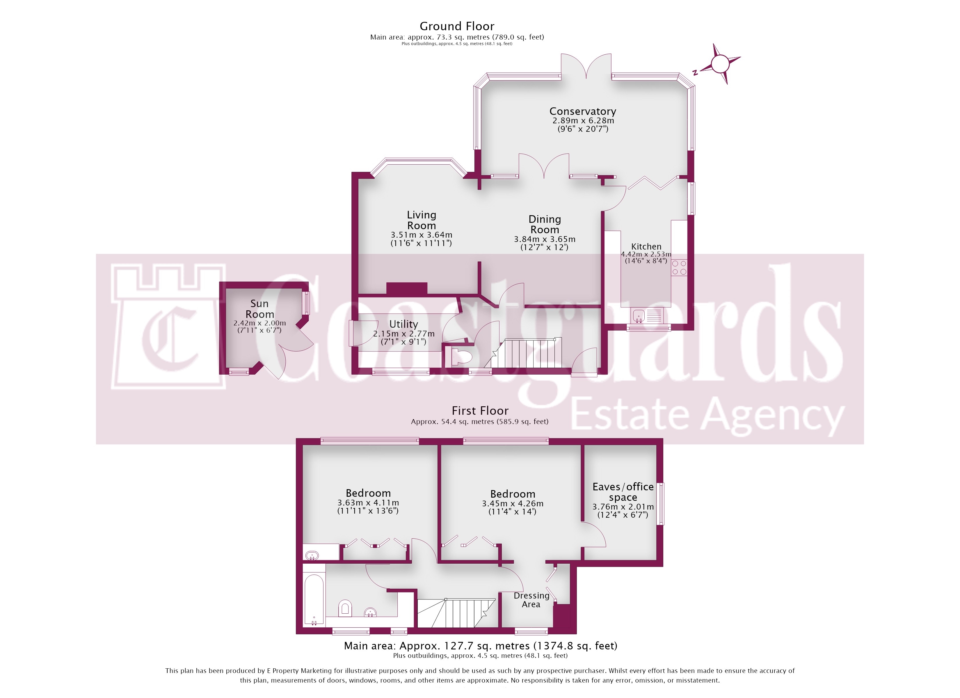 11, Fernhurst Gardens, Aldwick, Bognor Regis, West Sussex floorplan