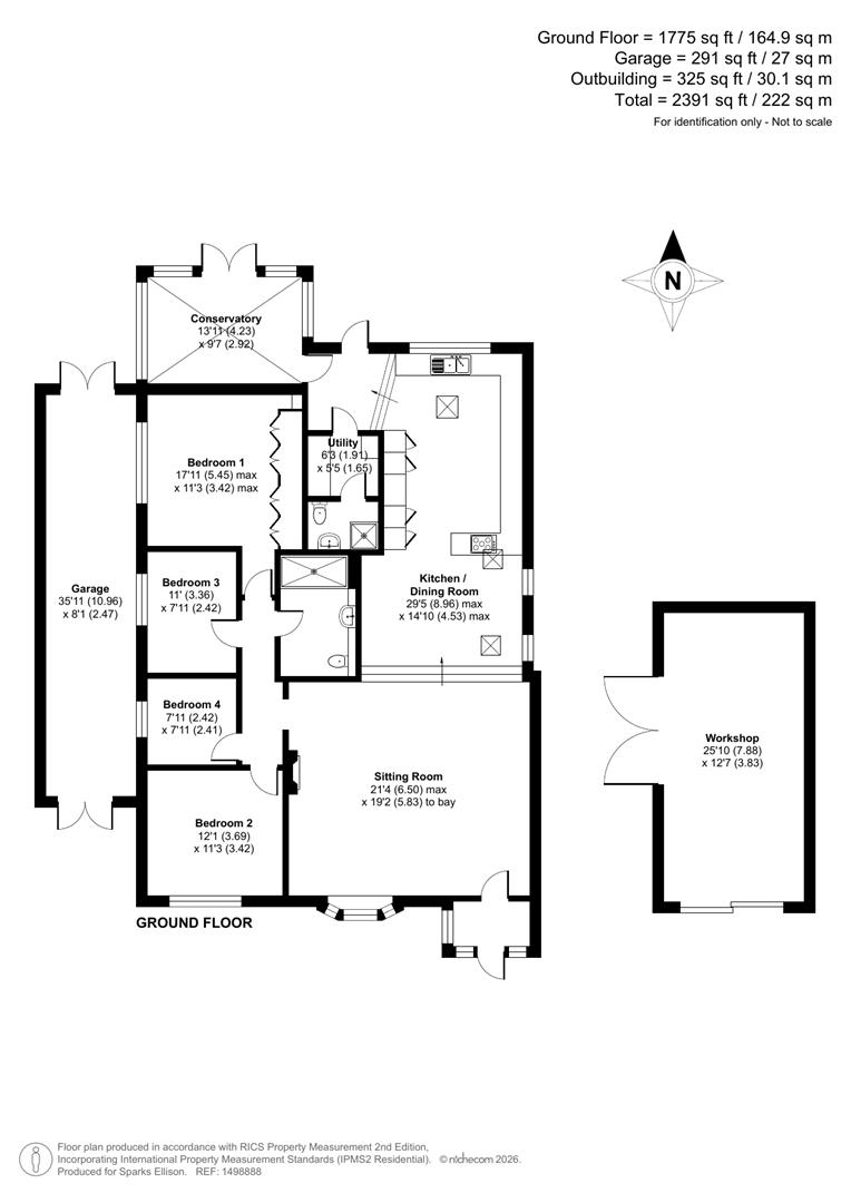 220, Leigh Road, Chandler's Ford floorplan