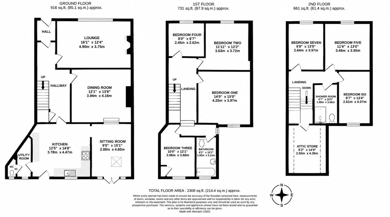 8, The Strand, Builth Wells floorplan