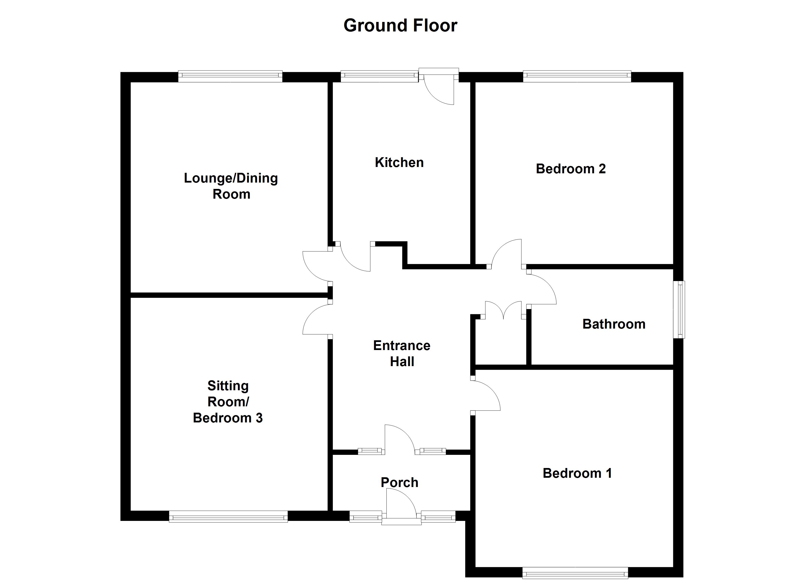 3 Bedrooms Detached bungalow for sale in Brandy Carr Road, Kirkhamgate, Wakefield WF2