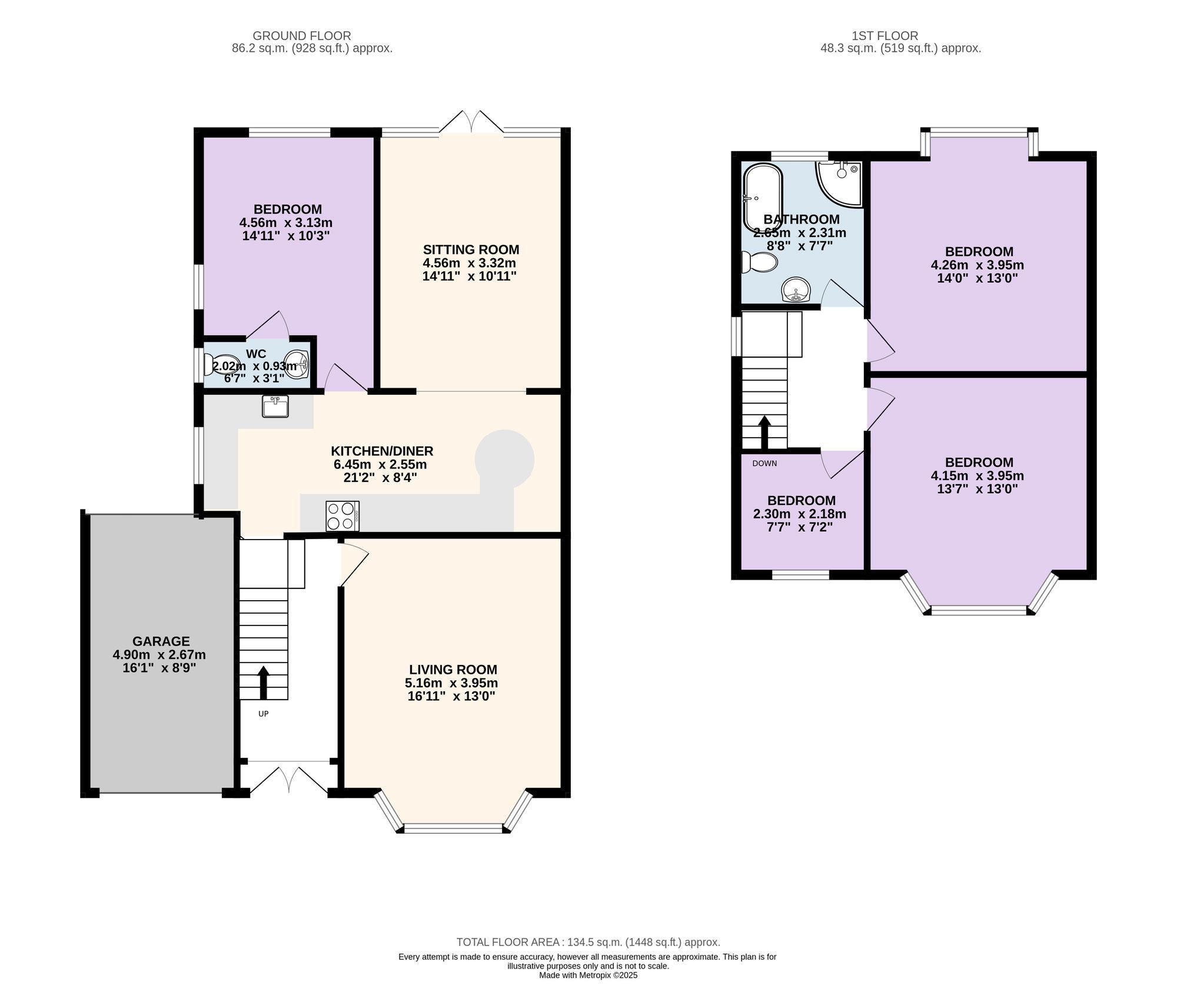 224 Longridge Road, Preston floorplan