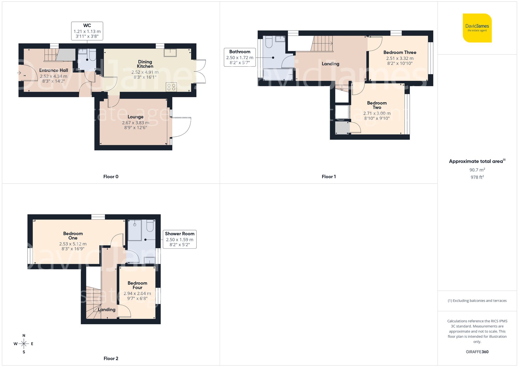 168 and 168a Edwards Lane, Nottingham floorplan