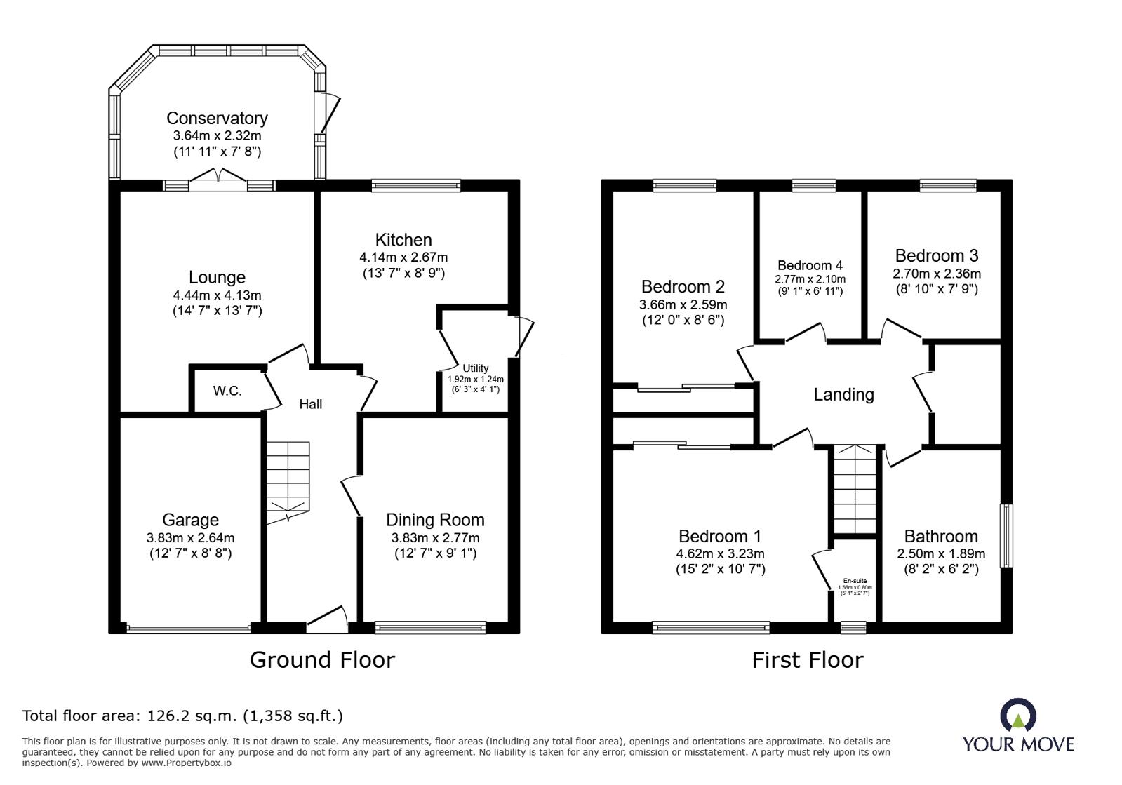 2, Suffolk Close, Wolverhampton floorplan