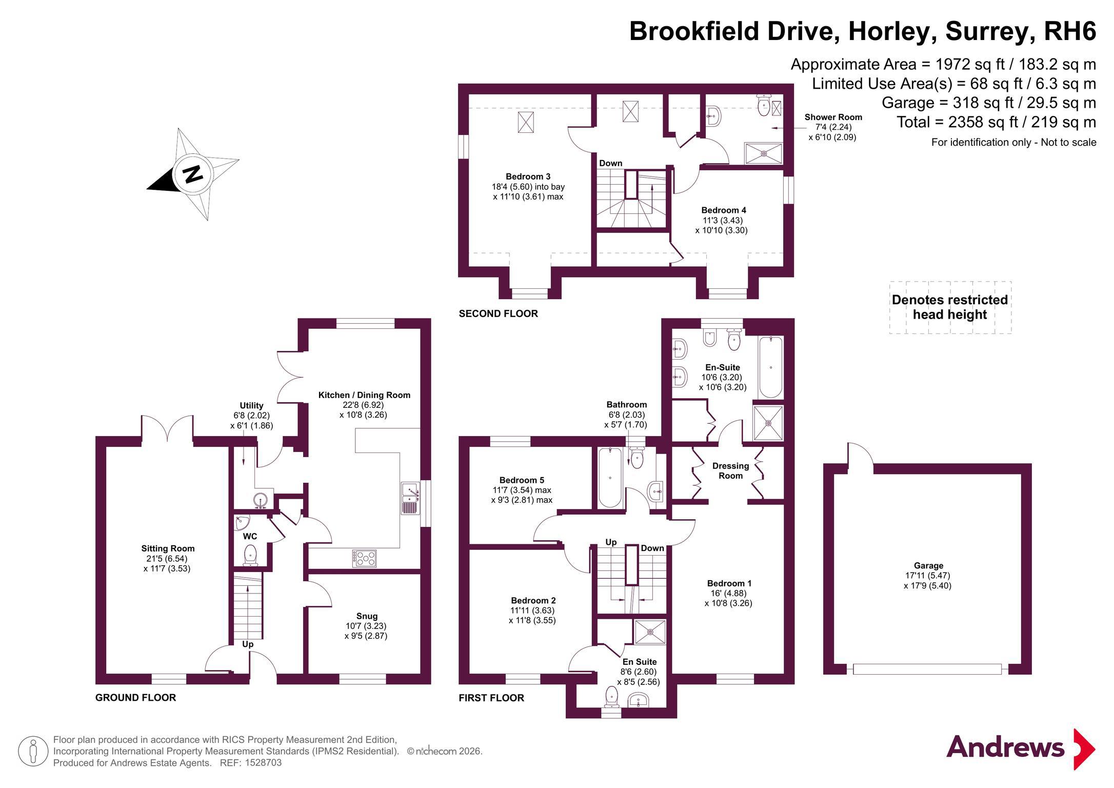 64, Brookfield Drive, Surrey floorplan