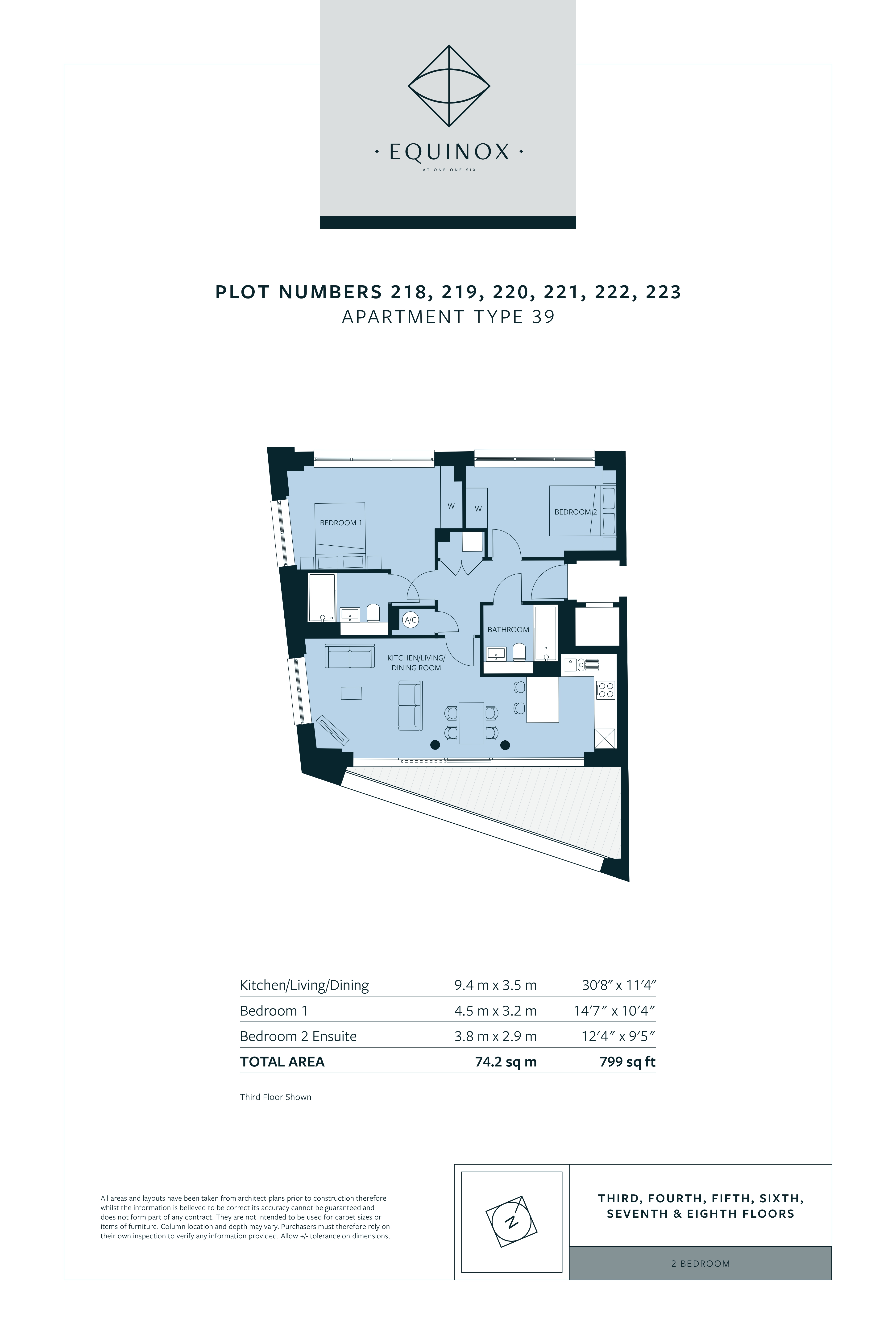 Flat 140, Munro Court 116C,, Cockfosters Road, Barnet floorplan