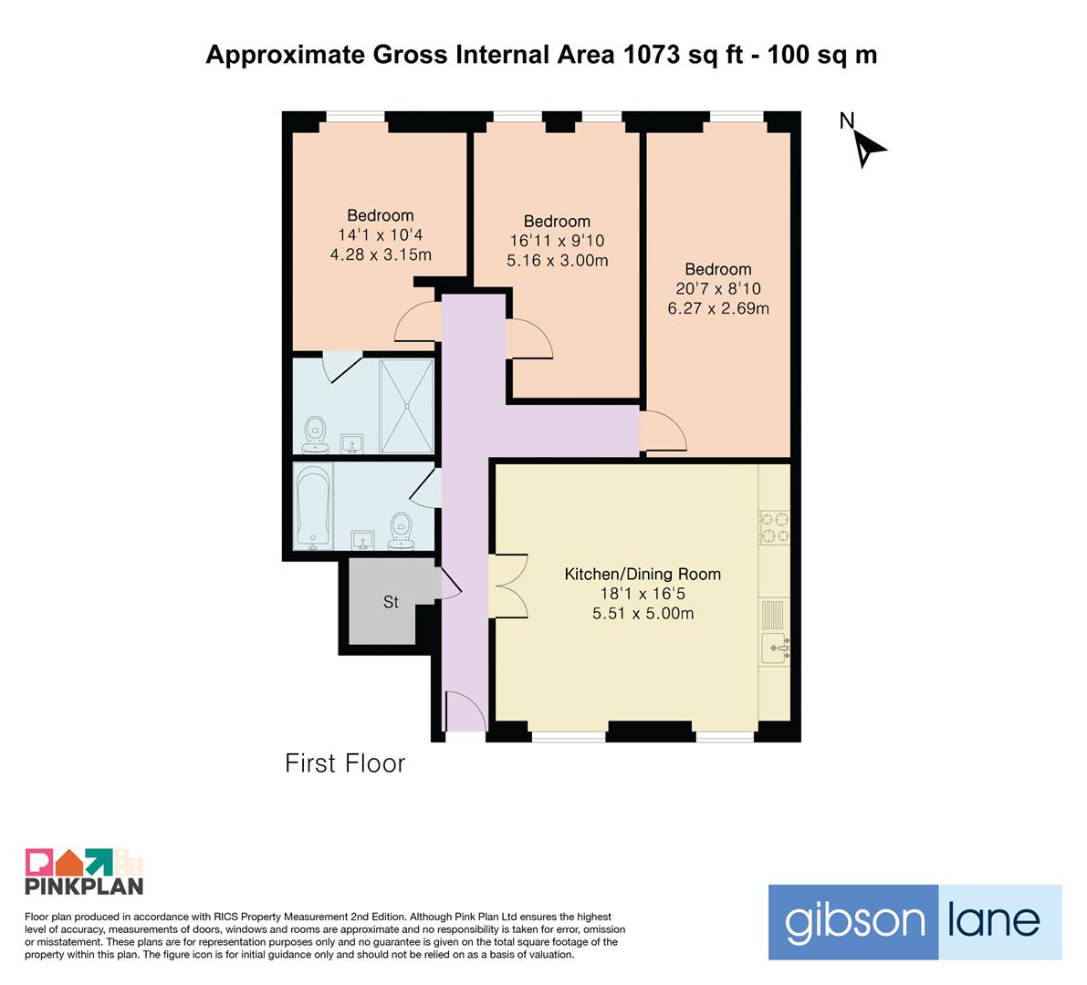 Flat 2 Primula Court, 178a, Kings Road, Kingston Upon Thames floorplan