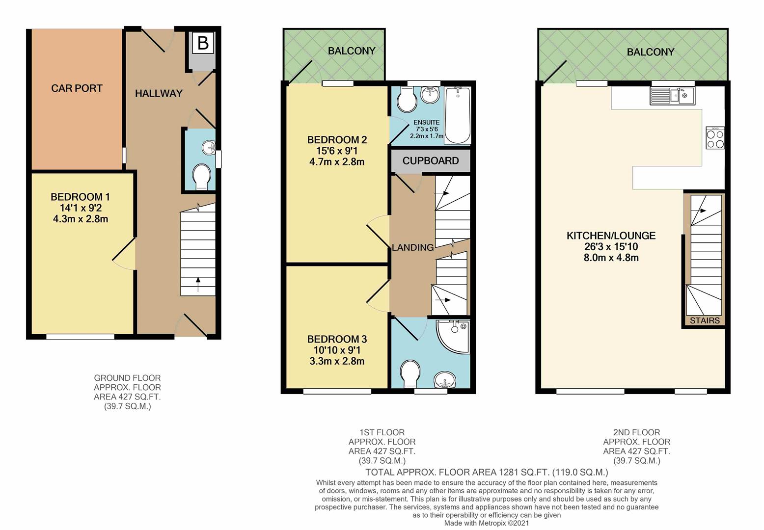 Peregrine Street, Manchester floorplan