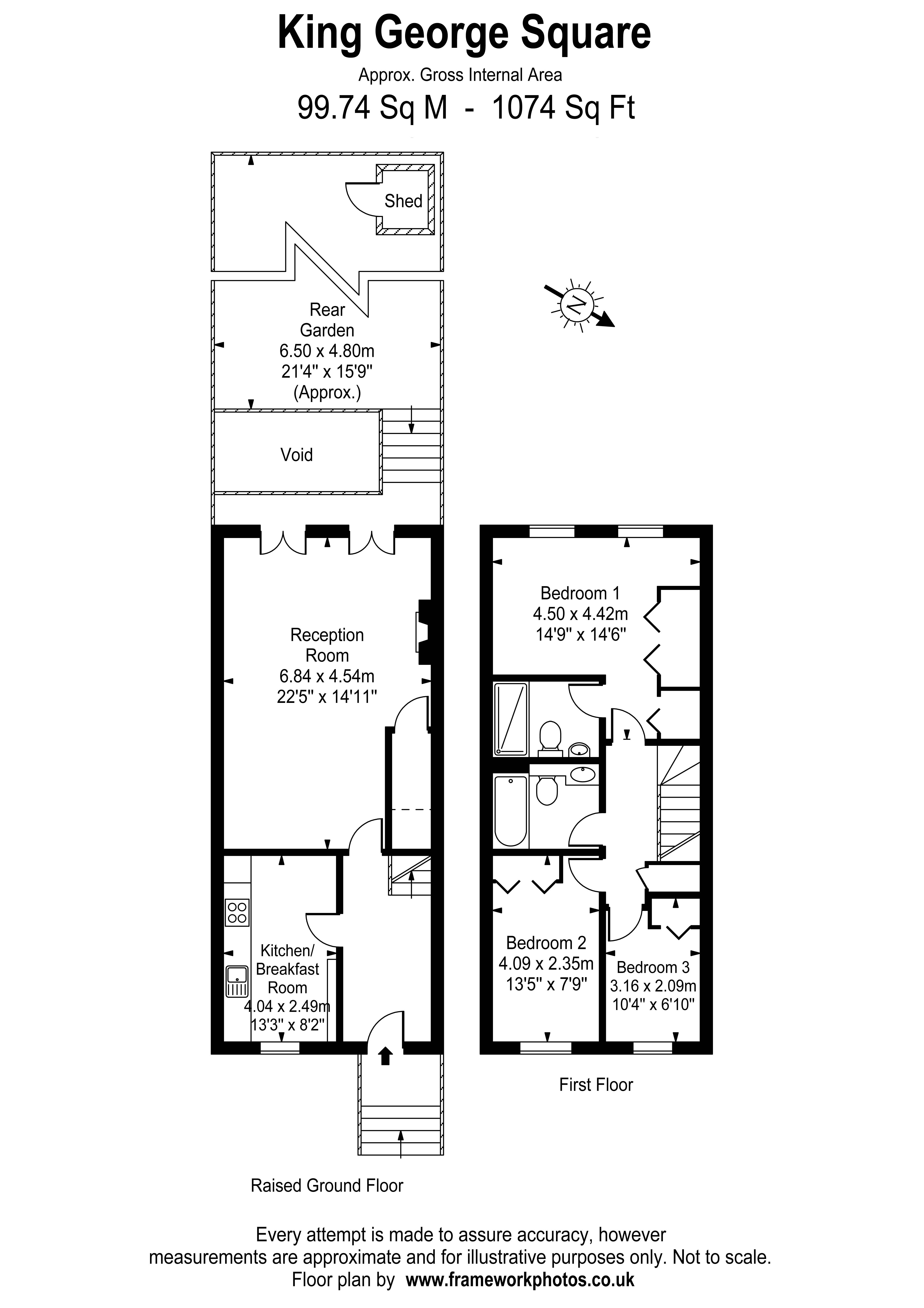 61, King George Square, Richmond floorplan
