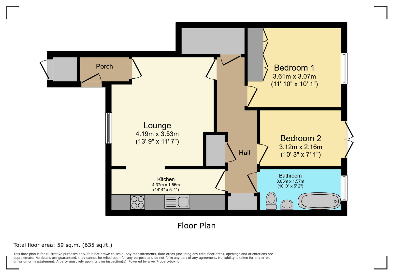 20, Heslington Court, York floorplan