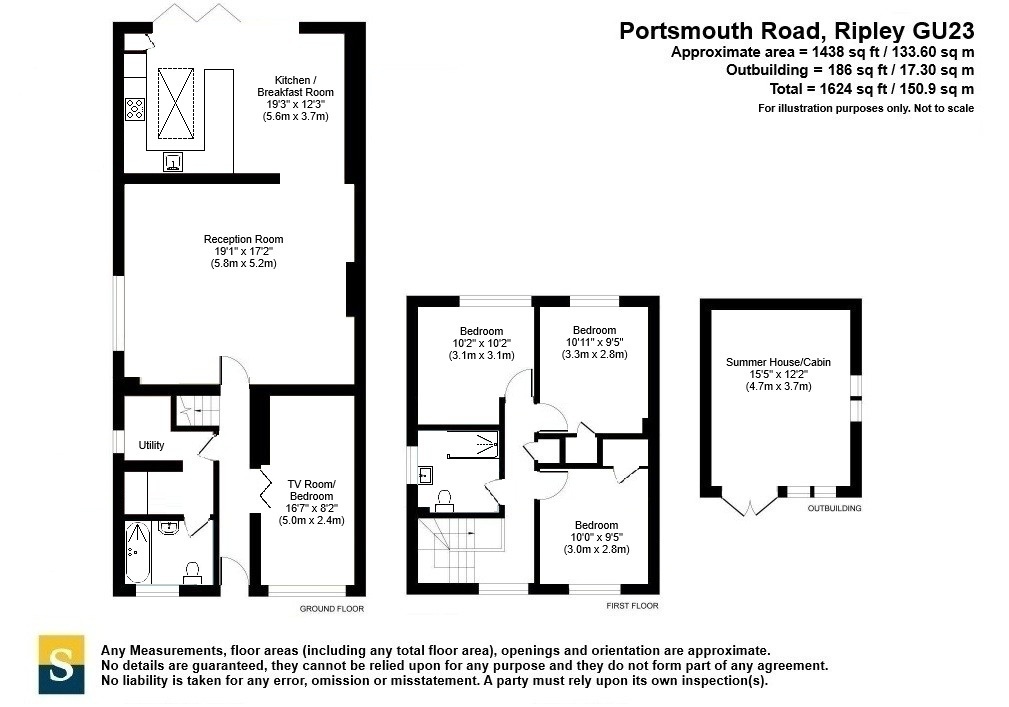 Willowmead,, Portsmouth Road, Surrey floorplan