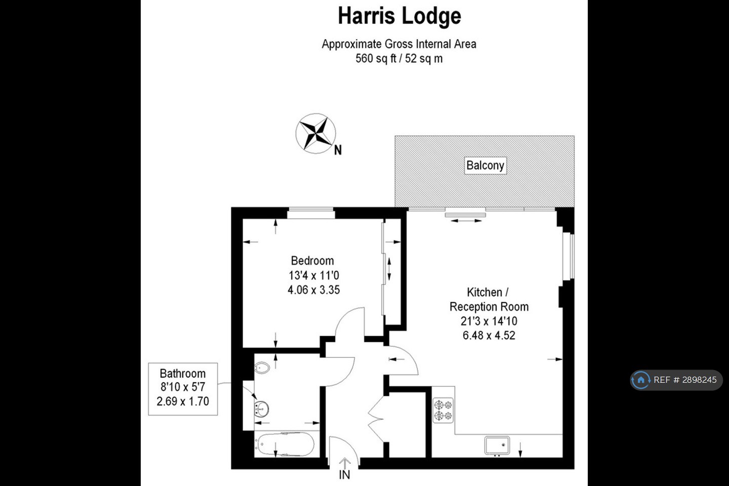 Harris Lodge, Dowding Drive, London floorplan
