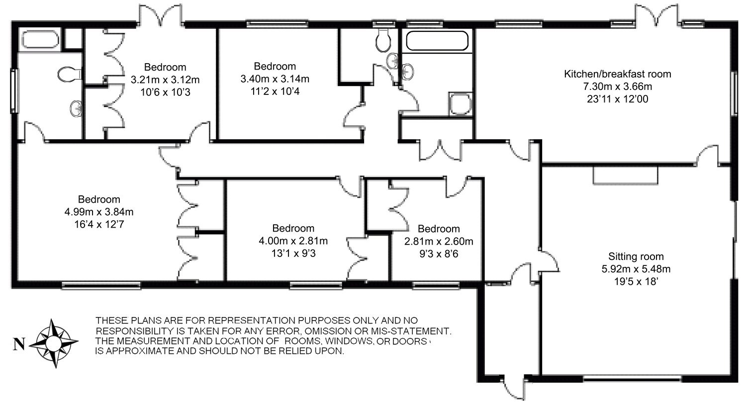 5 Bedrooms Bungalow to rent in Felcourt Road, Felcourt, East Grinstead, West Sussex RH19