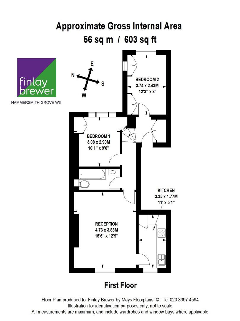 Hammersmith Grove, London floorplan